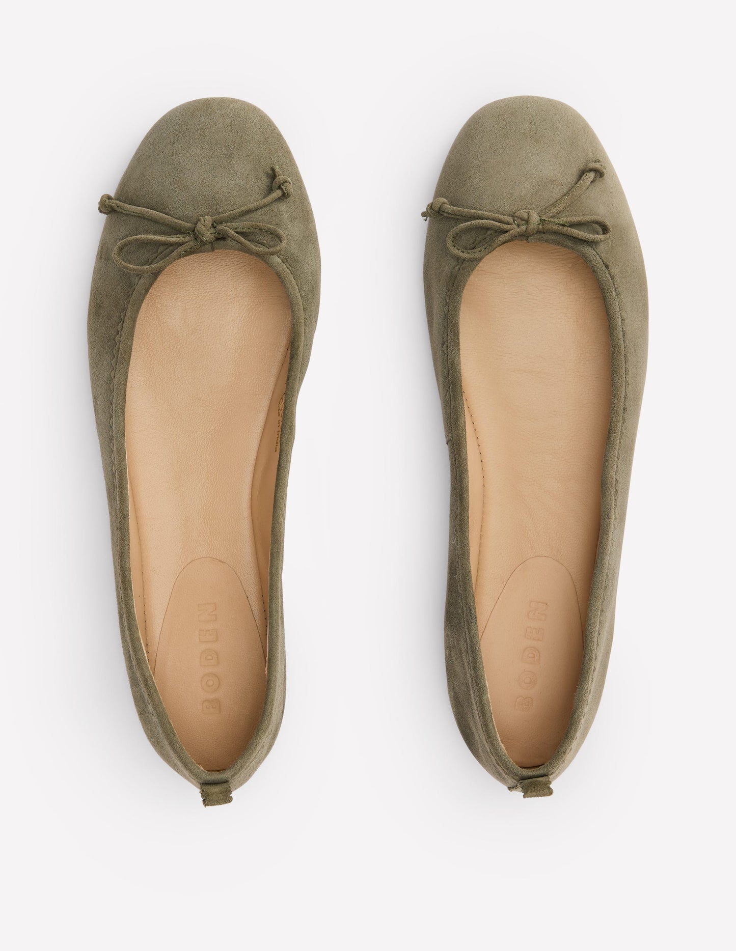 Kitty Flexi Sole Ballet Flats-Green