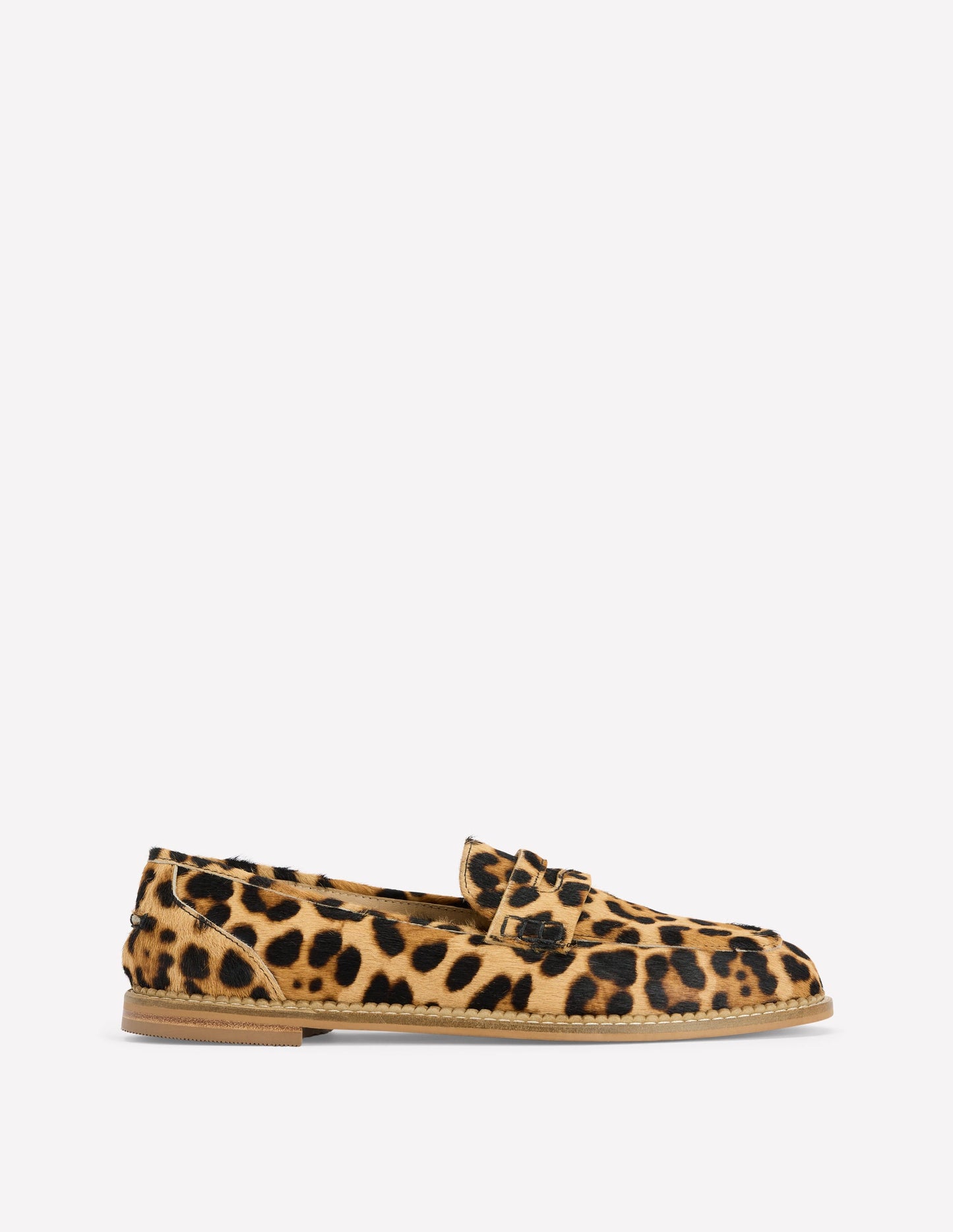 Nya Structured Penny Loafer-Classic Leopard