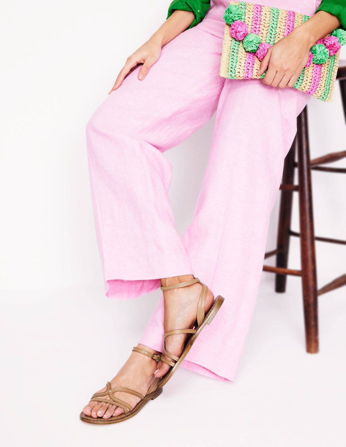 Casual Flat Sandal-Tan - Image 2