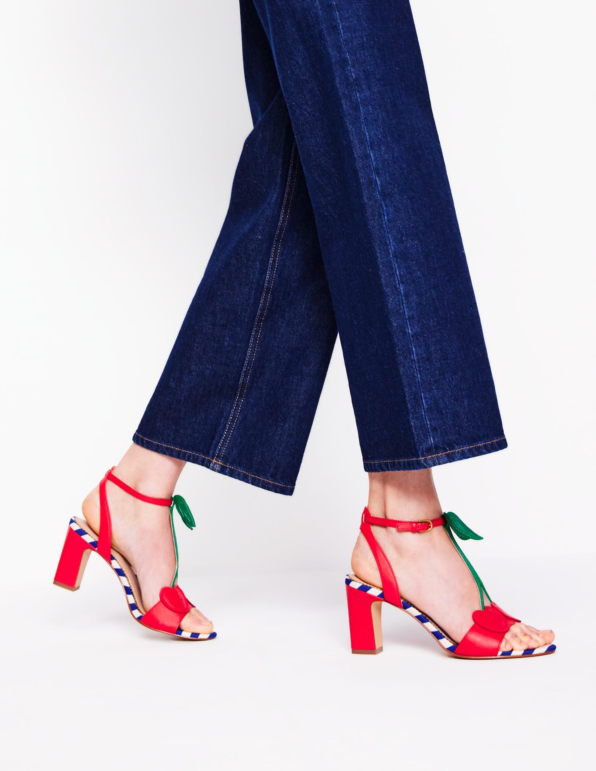 Cherry Heeled Sandal-Cherry - Image 2