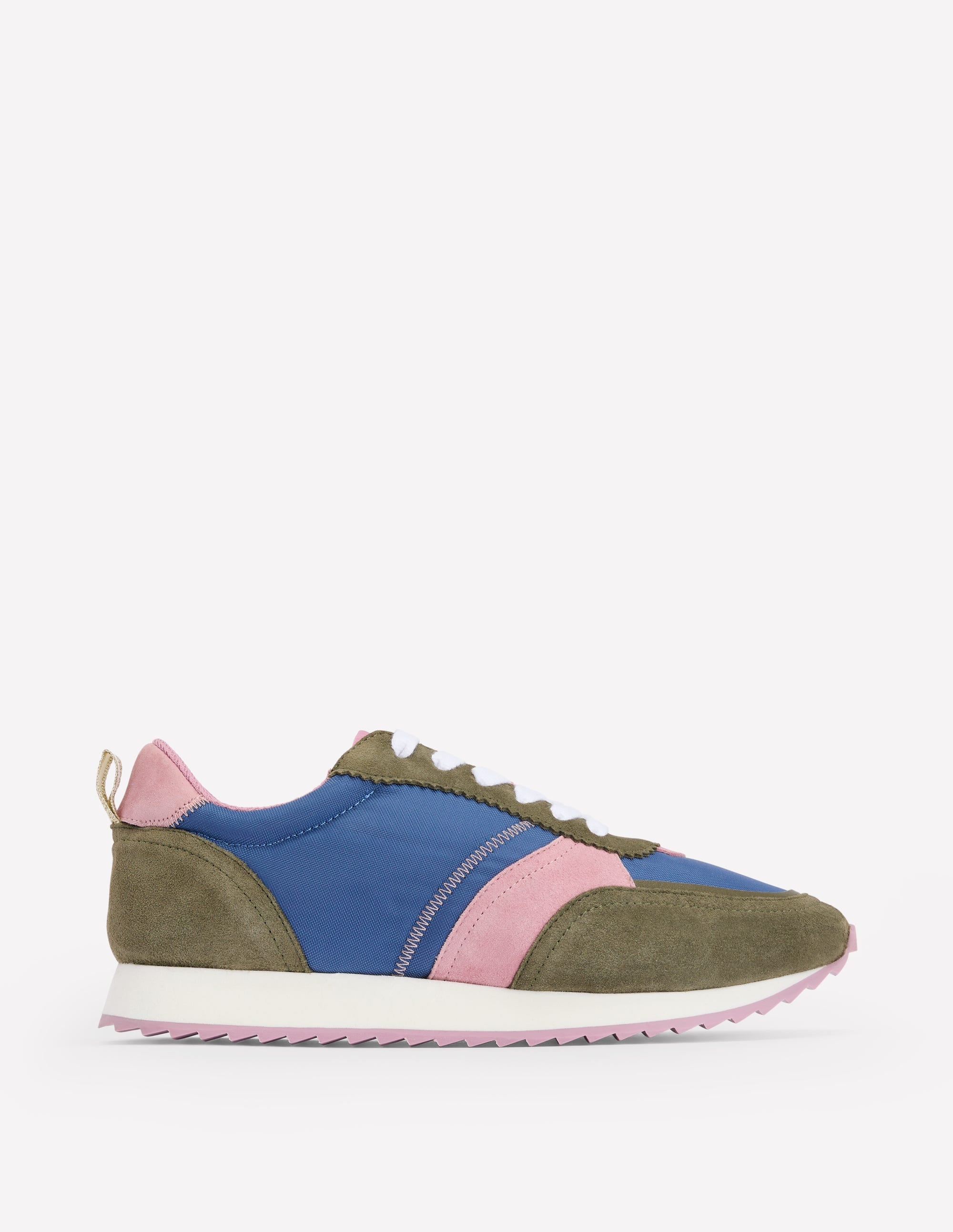 Runner Sneakers-Blue Colourblock - Image 1