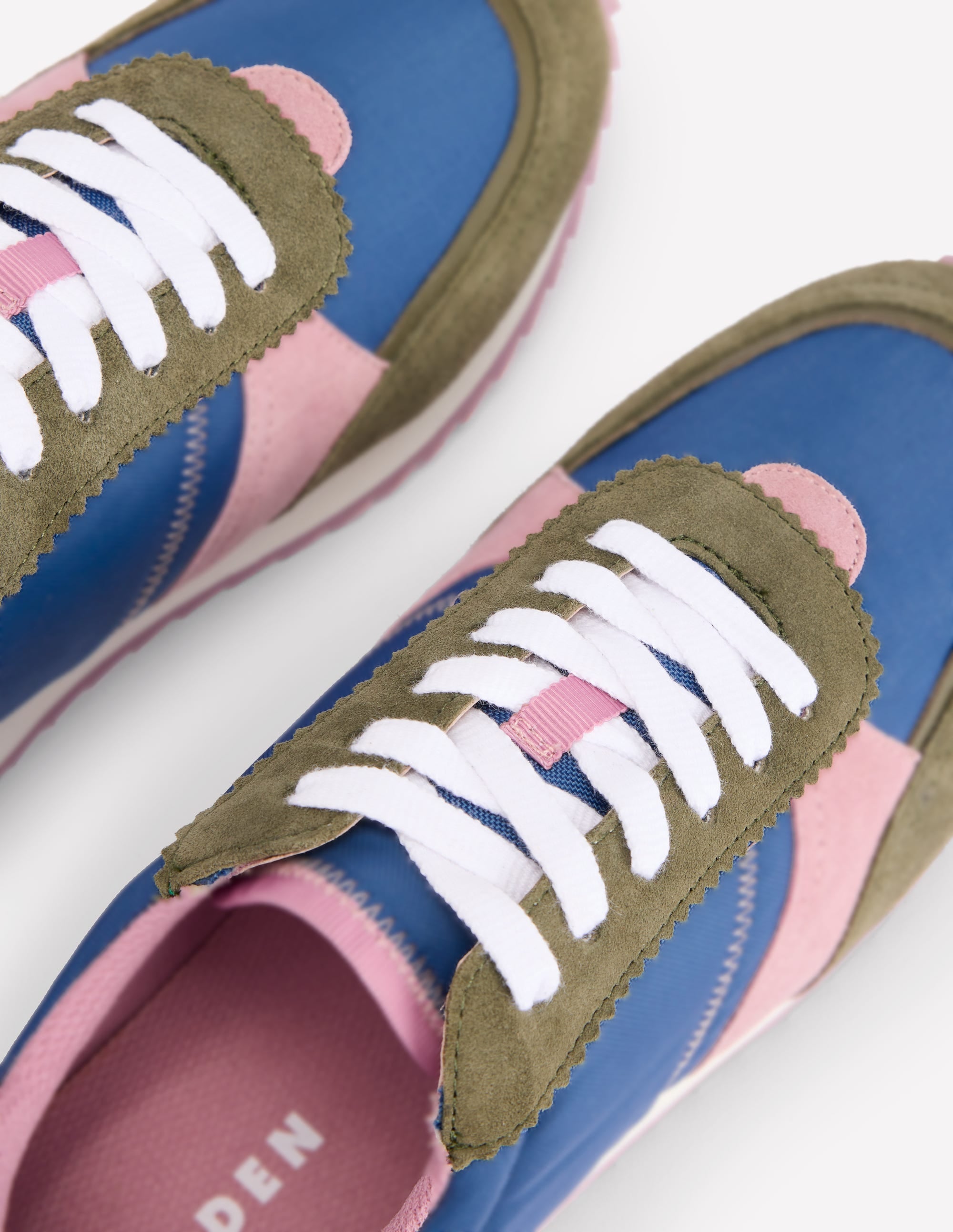 Runner Sneakers-Blue Colourblock - Image 4