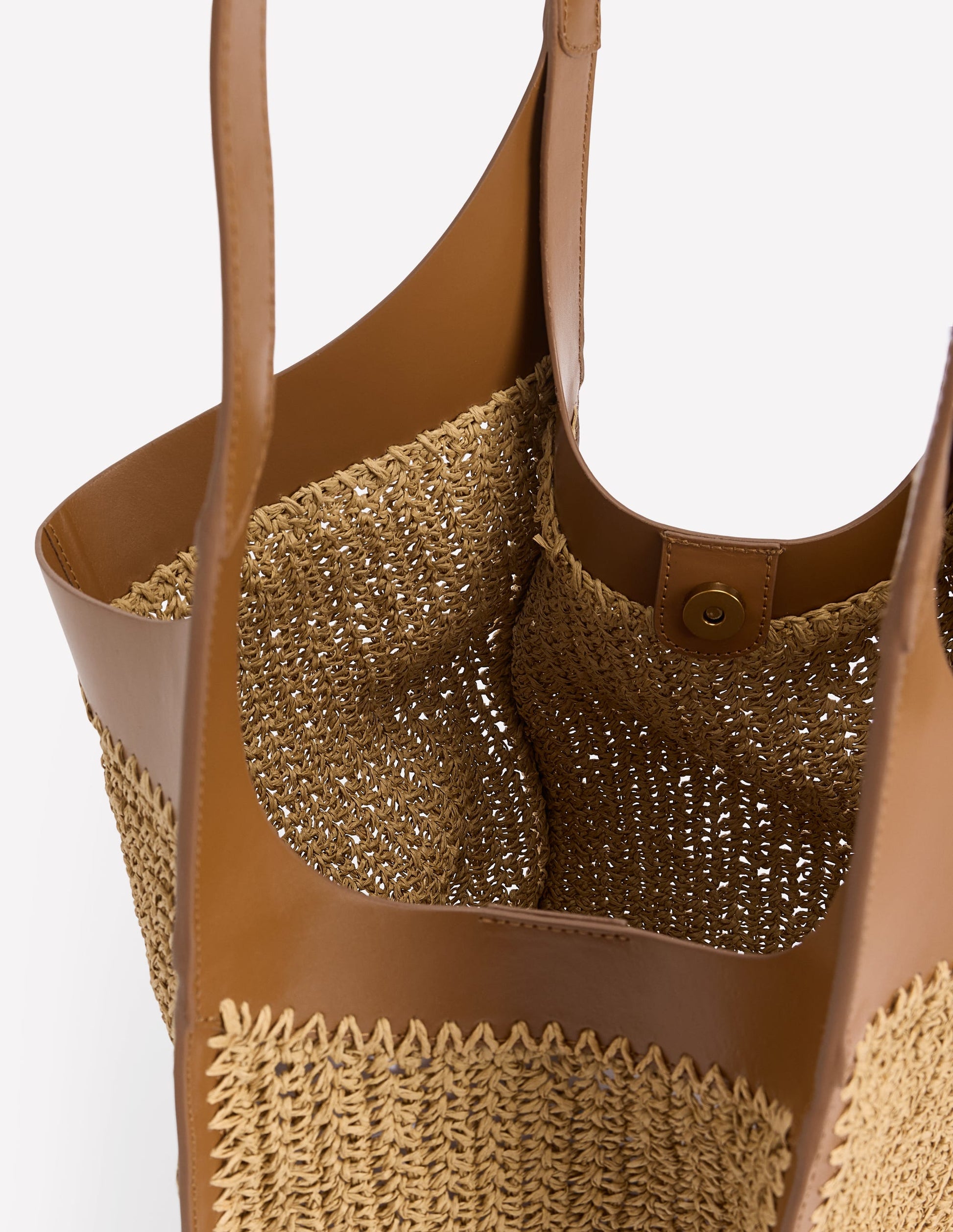 Straw Tote-Natural Raffia-4