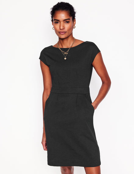 Florrie Jersey Dress-Black