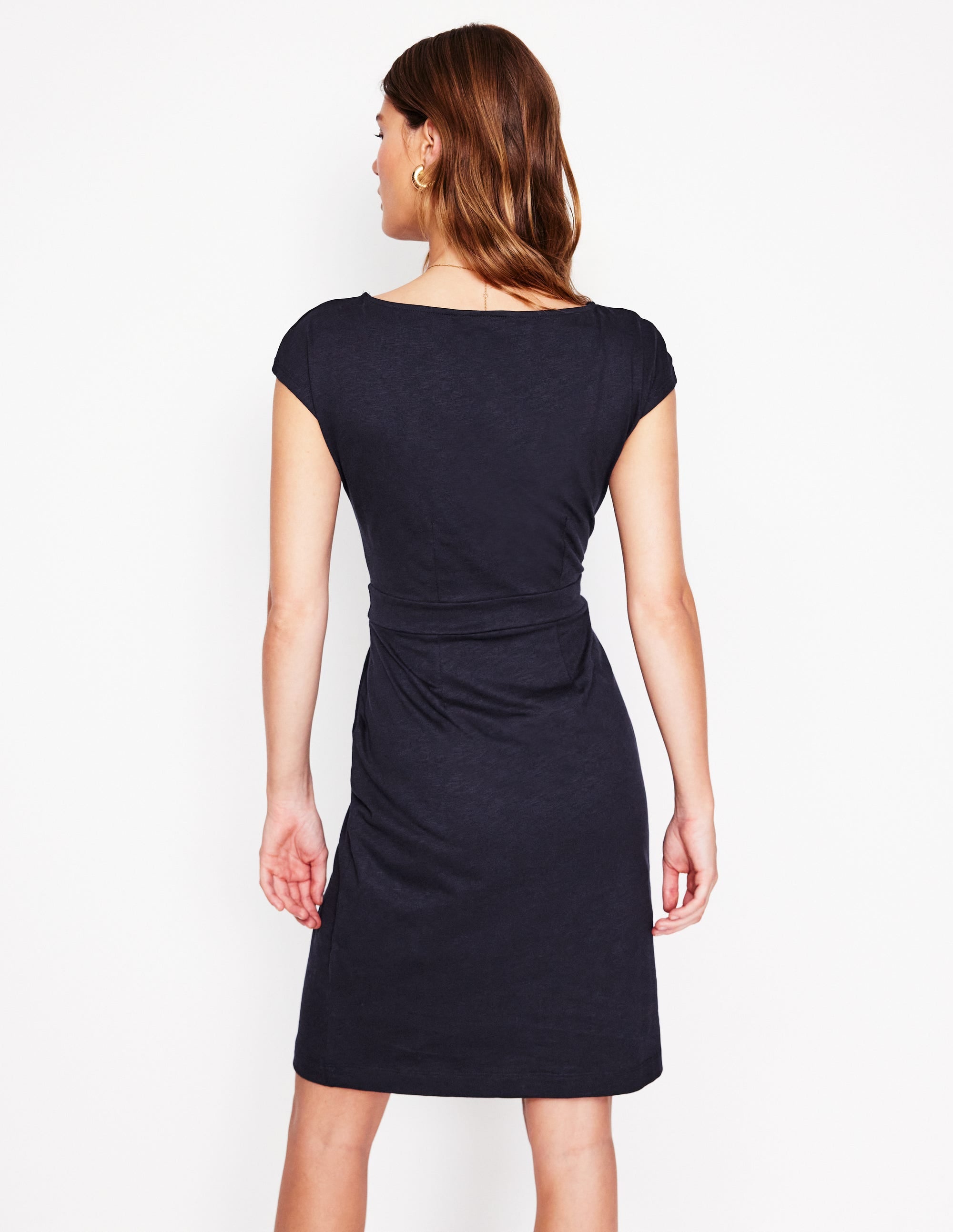 Florrie Jersey Dress-Navy - Image 3