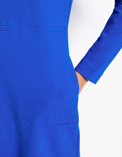 Cornelia Ottoman Dress-Gallery Blue