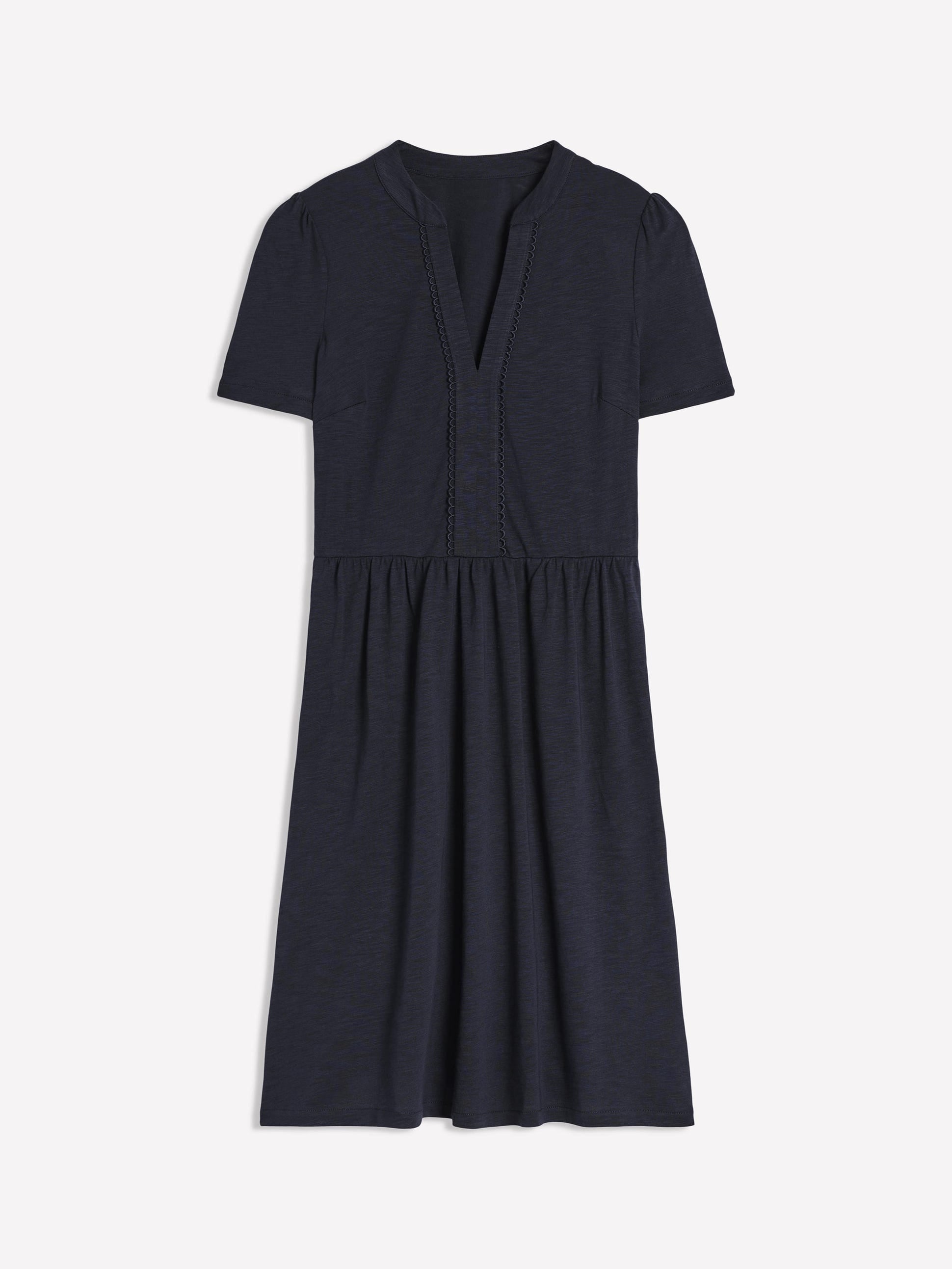 Naomi Short Sleeve Dress-Navy | Boden USA Naomi Short Sleeve Dress-Navy | Boden USA