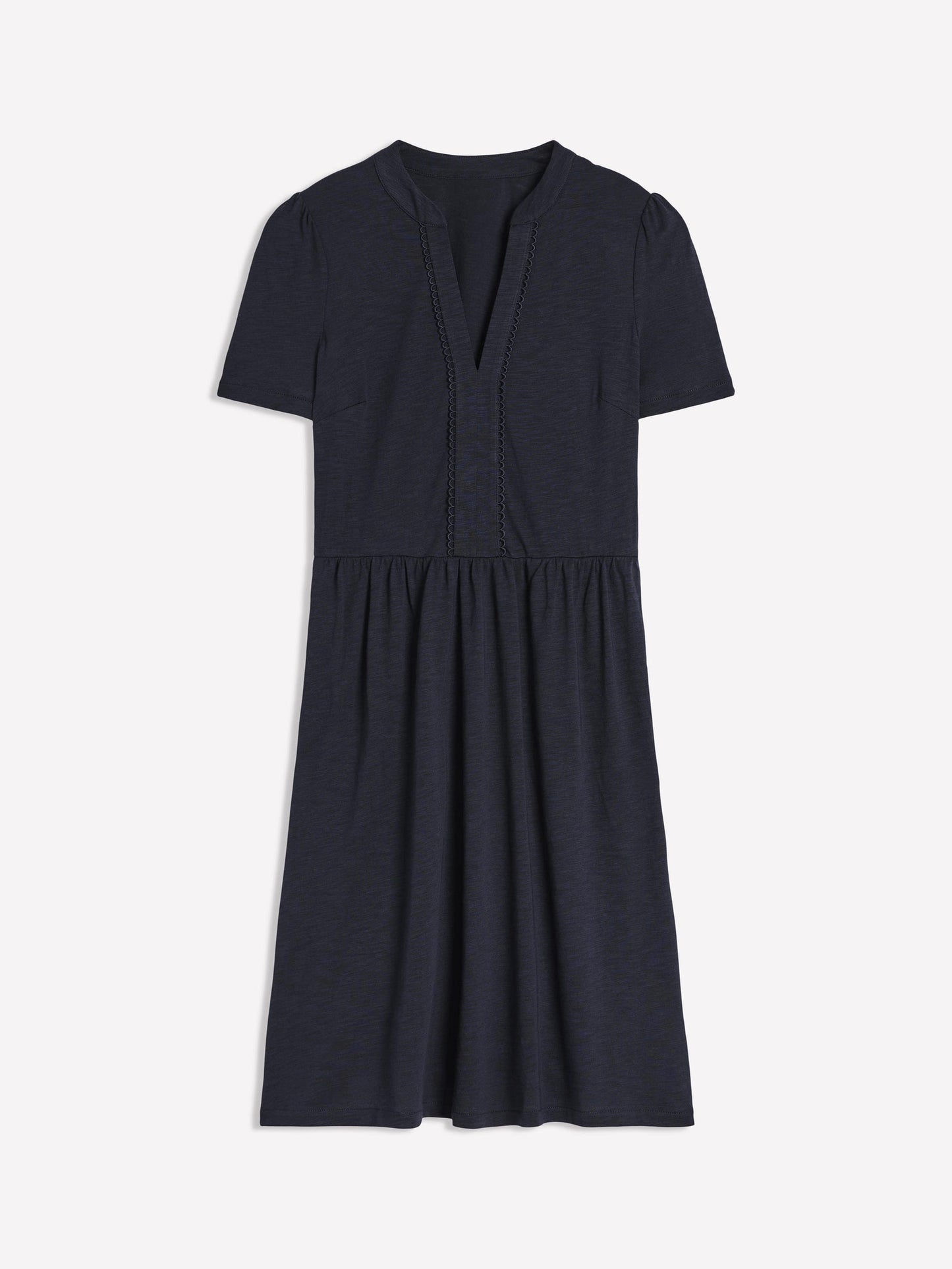 Naomi Short Sleeve Dress-Navy