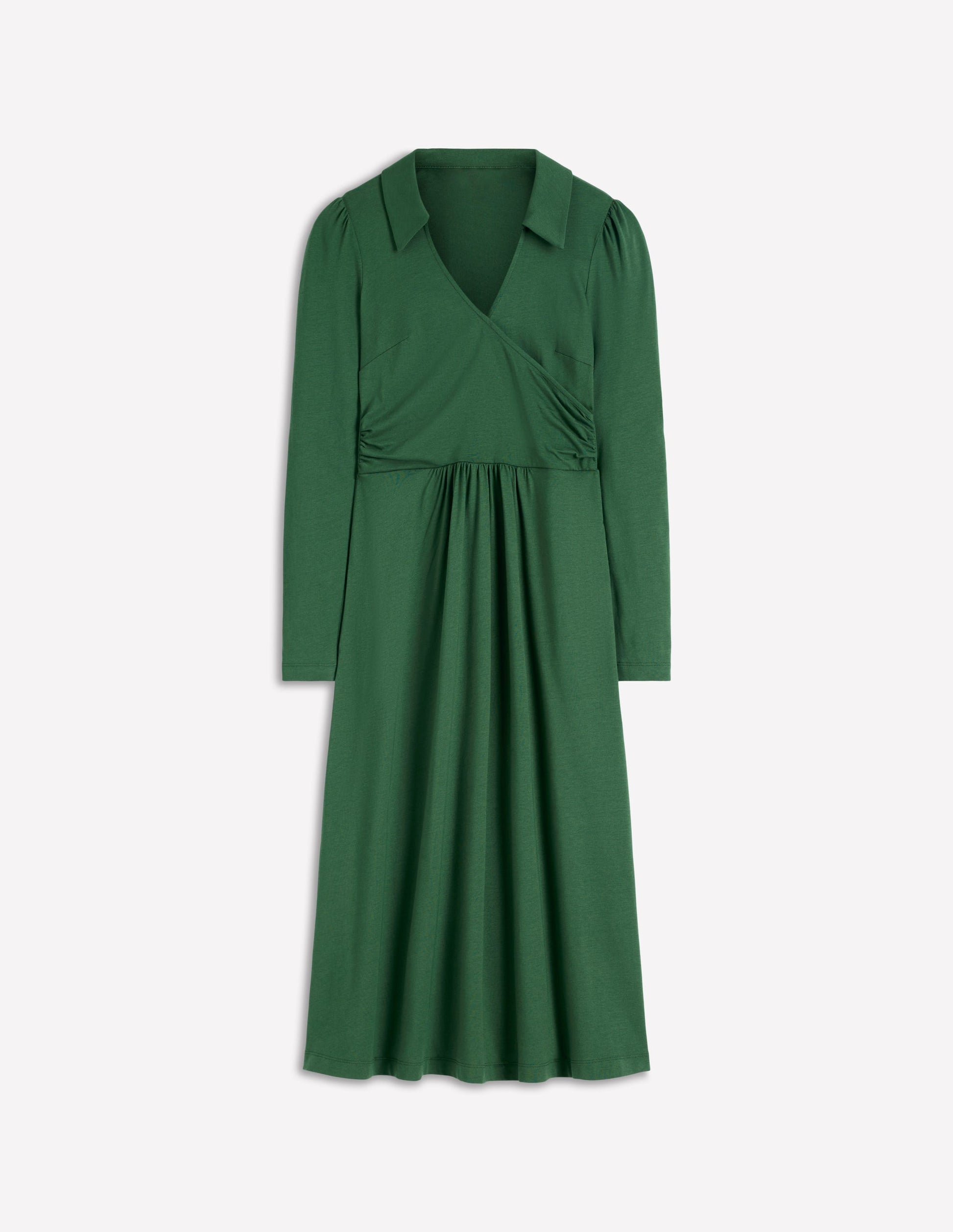 Boden Women's Carla Jersey Wrap Dress in Green | Size 0 Boden Women's Carla Jersey Wrap Dress in Green | Size 0