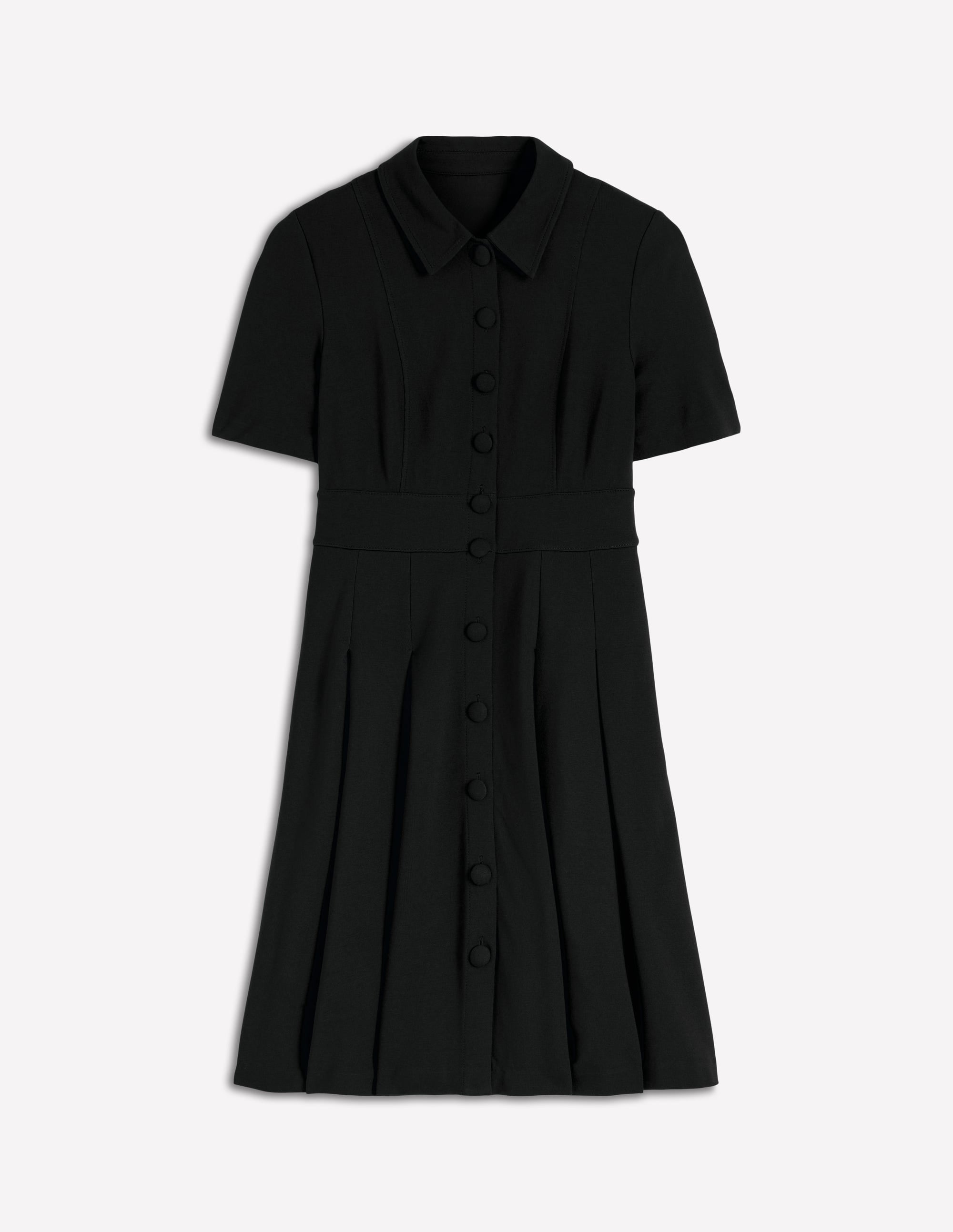 Bridget Ponte Short Dress - Black | Boden USA