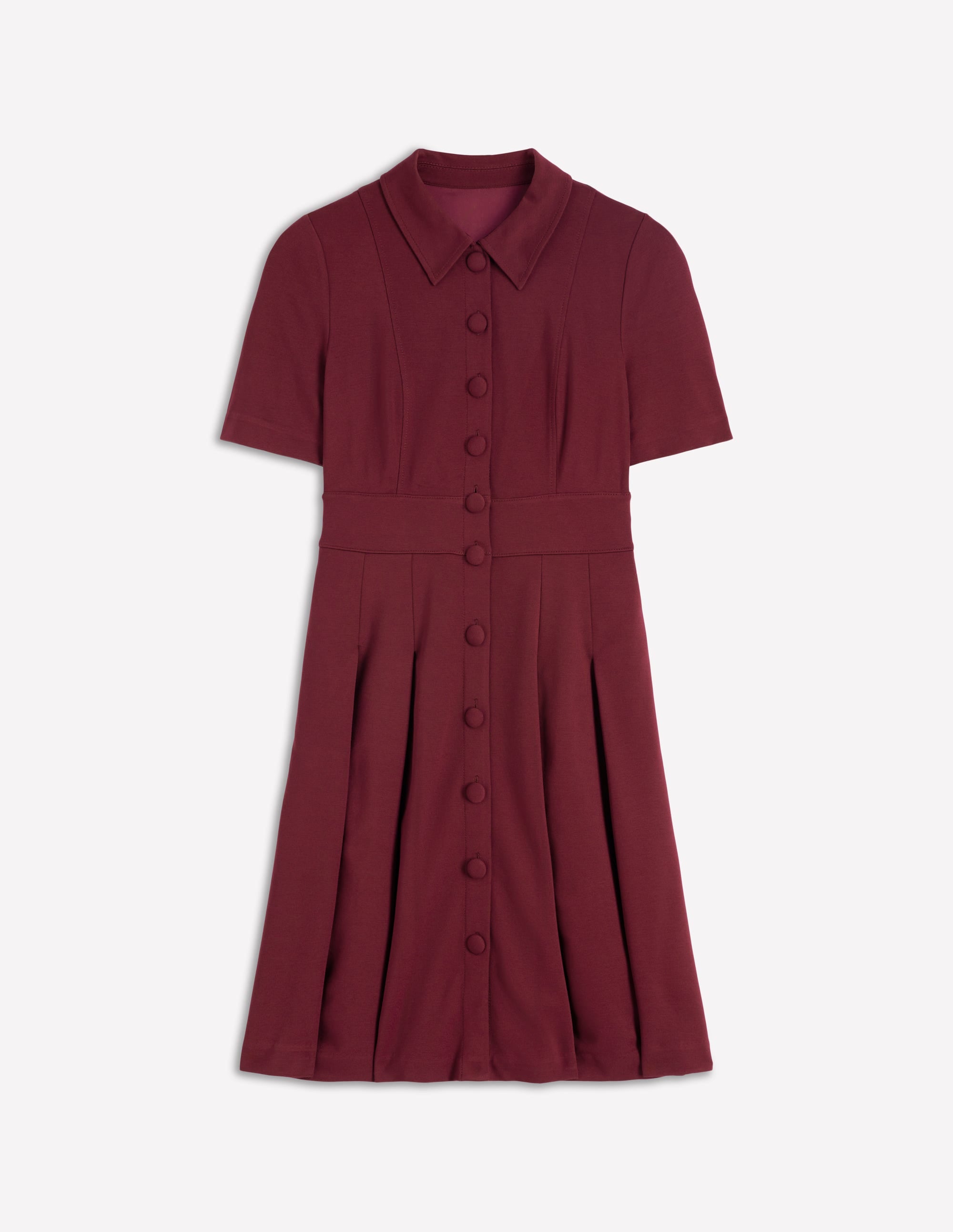 Bridget Ponte Short Dress-Deep Wisteria - Image 5