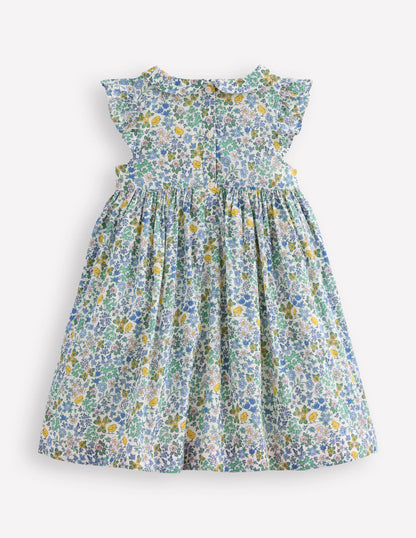 Adeline Smocked Dress-Easter Chick Floral