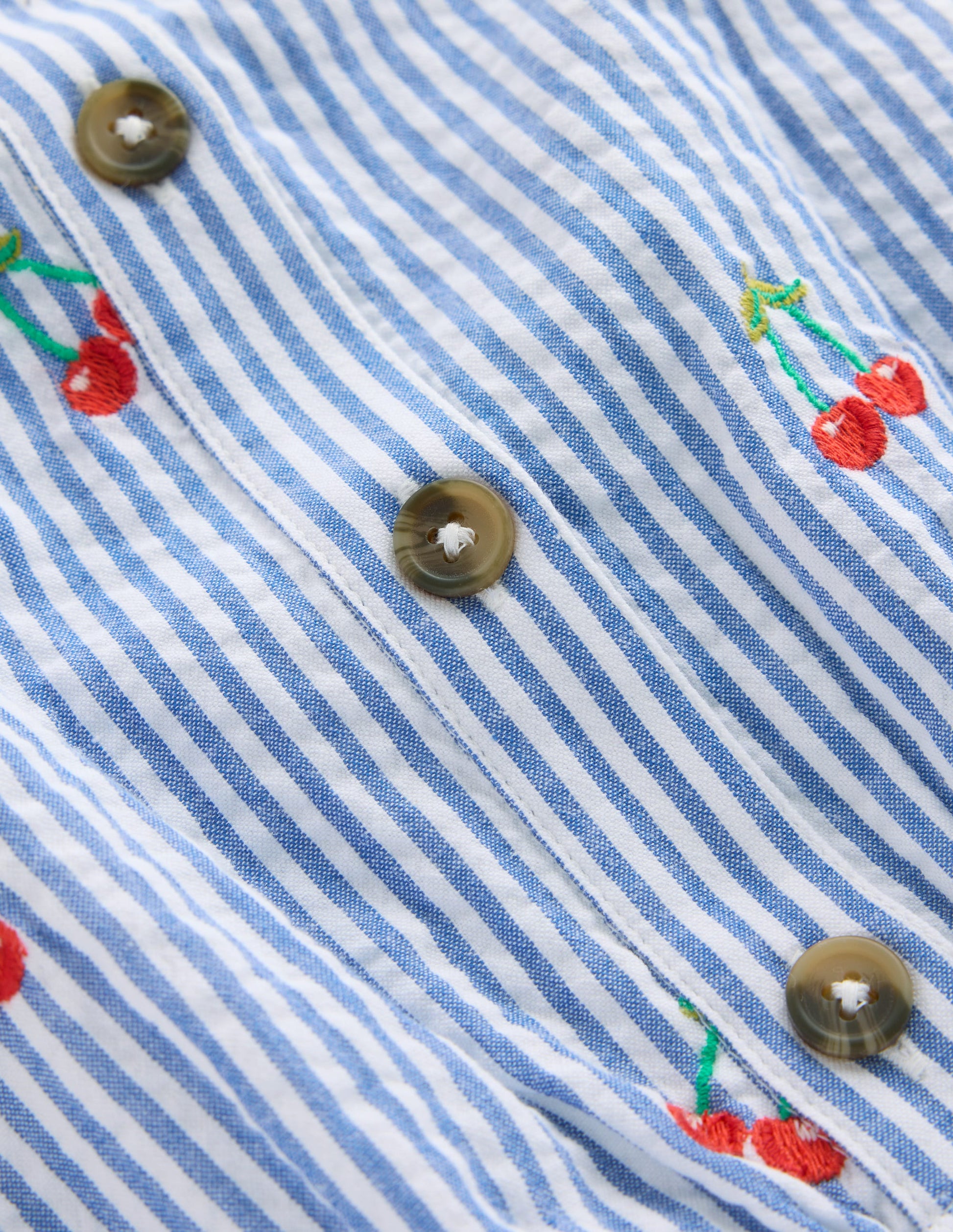 Wide Leg Jumpsuit-Cherry Embroidery-3