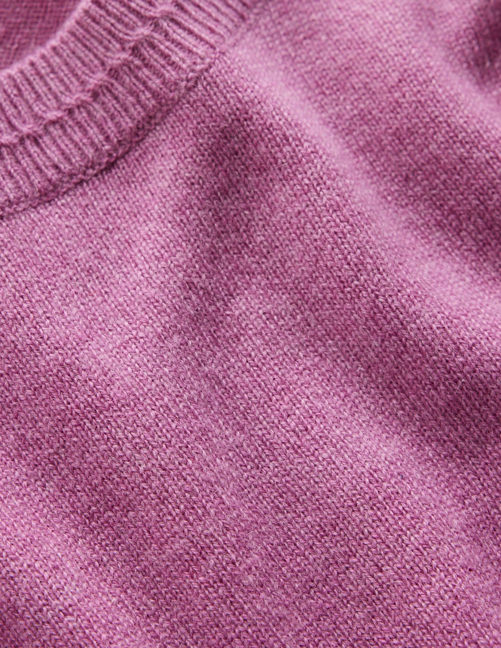 Eva Cashmere Crew Neck Sweater-Clover Purple - Image 8