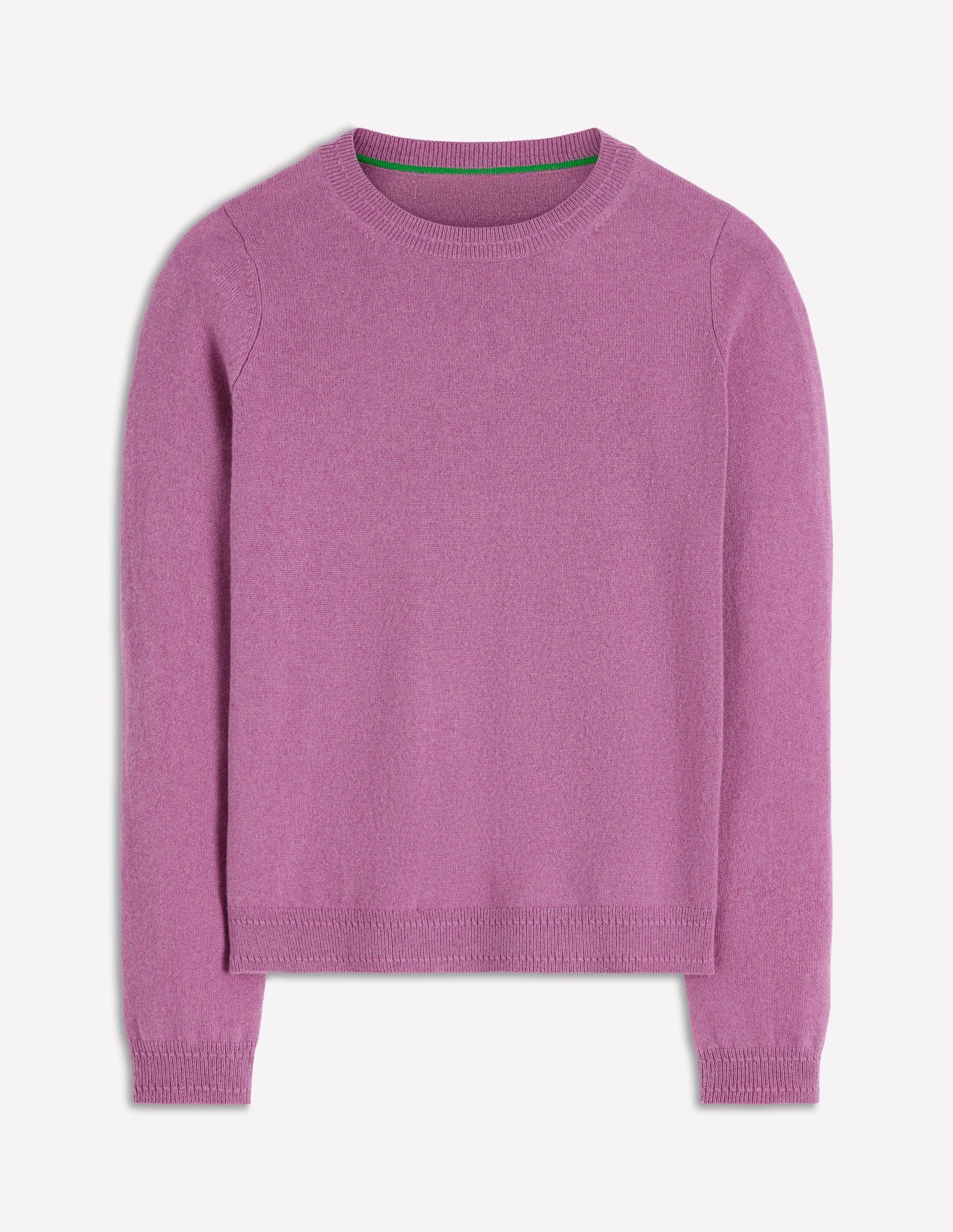 Eva Cashmere Crew Neck Sweater-Clover Purple-7