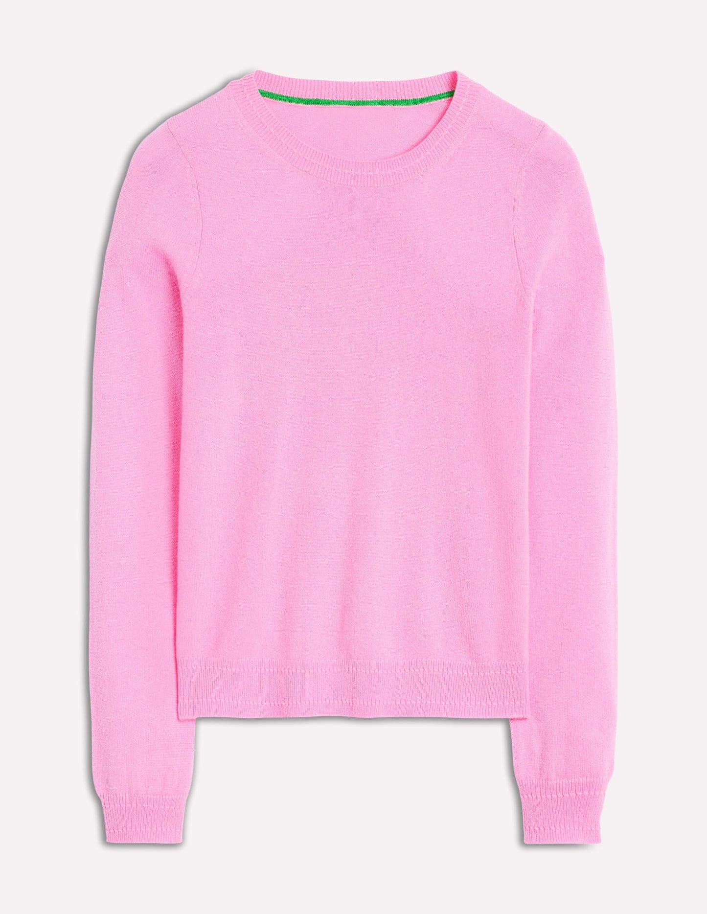 Eva Cashmere Crew Neck Jumper-ROSE