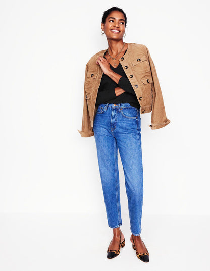 Eva Cashmere V-Neck Sweater-Black-5