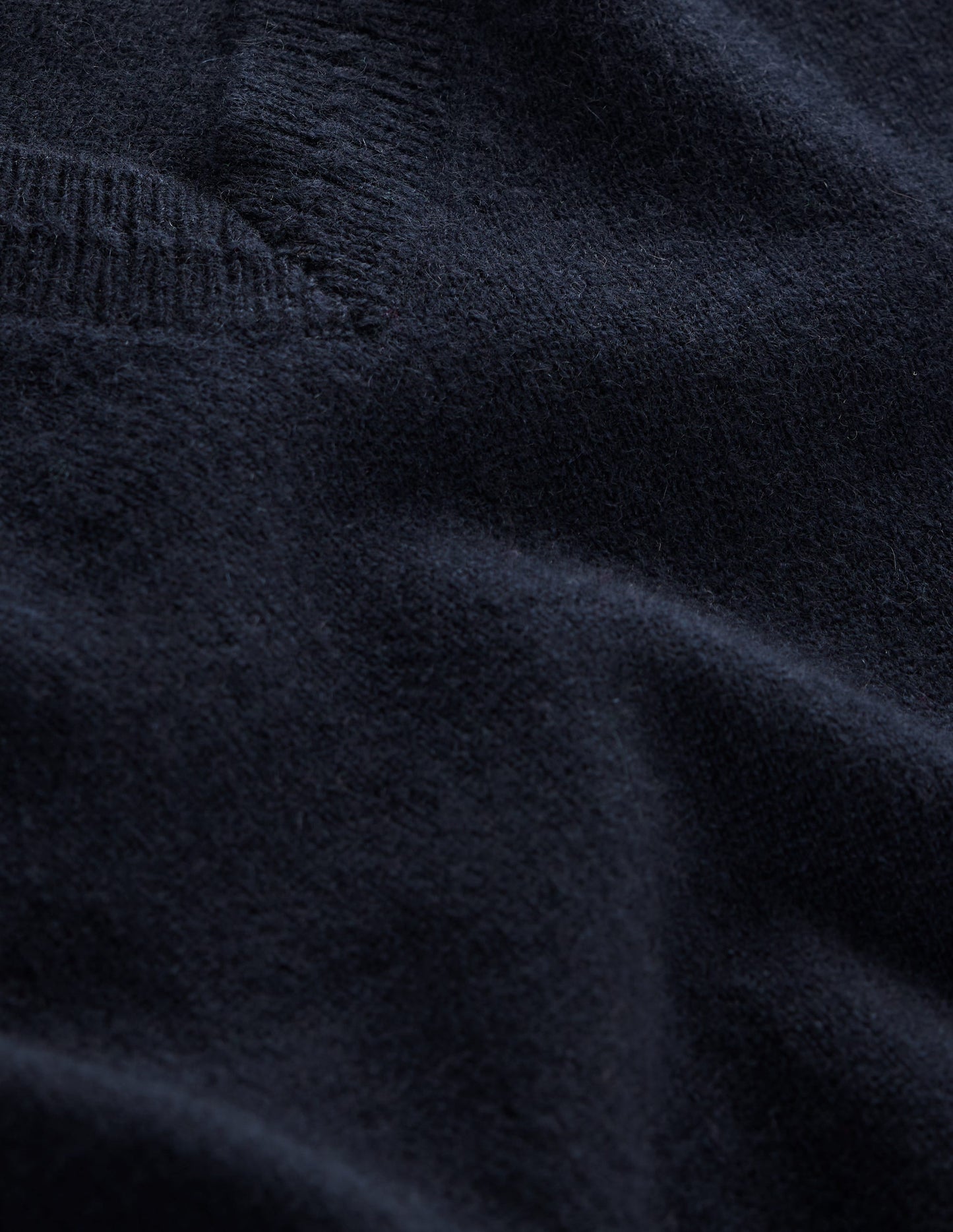 Eva Cashmere V-Neck Sweater-Navy