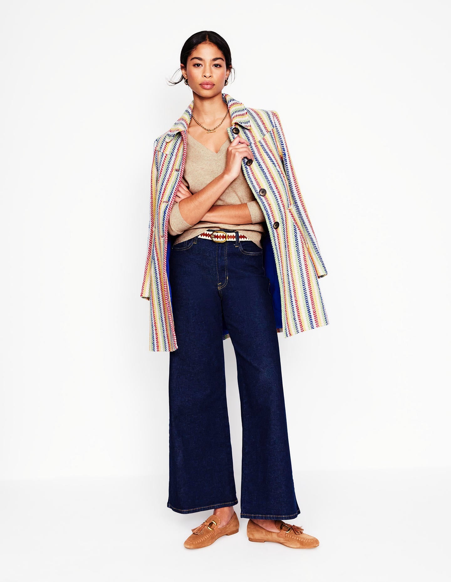 Eva Cashmere V-Neck Sweater-Eva Cashmere V-Neck Jumper