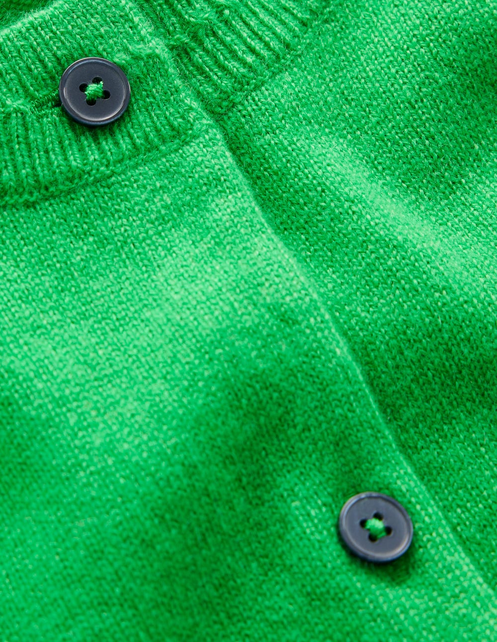 Eva Cashmere Crew Cardigan-Sapling Green