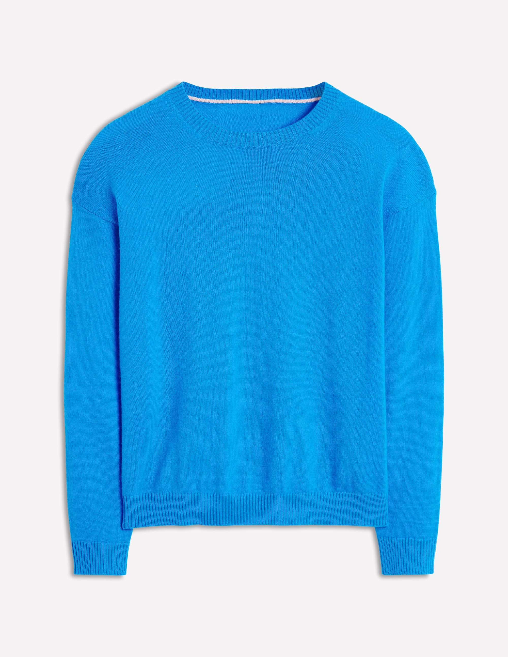 Lydia Cashmere Jumper-Cerulean Blue - Image 7