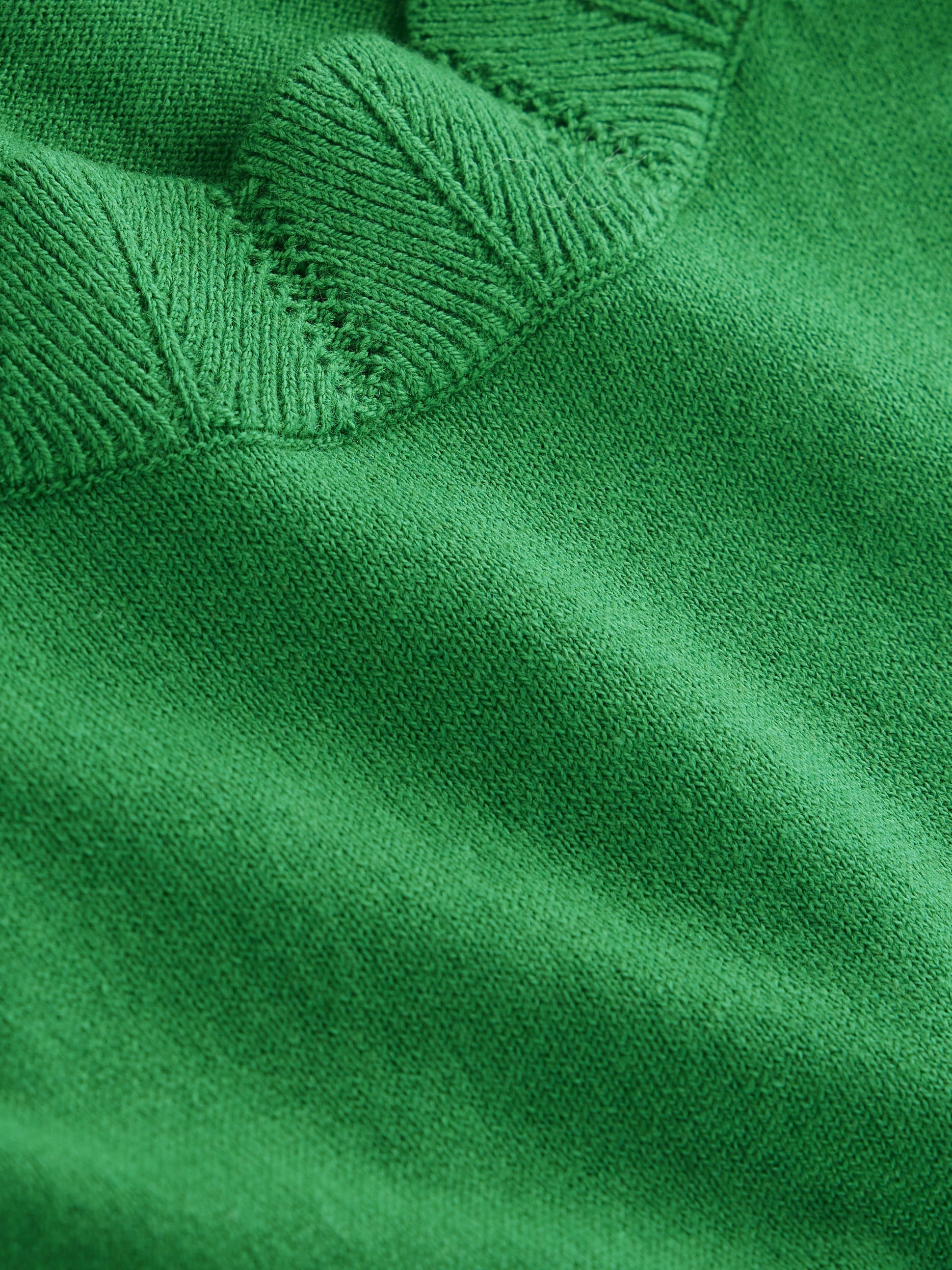 Imi Scalloped Sweater-Rich Emerald - Image 6