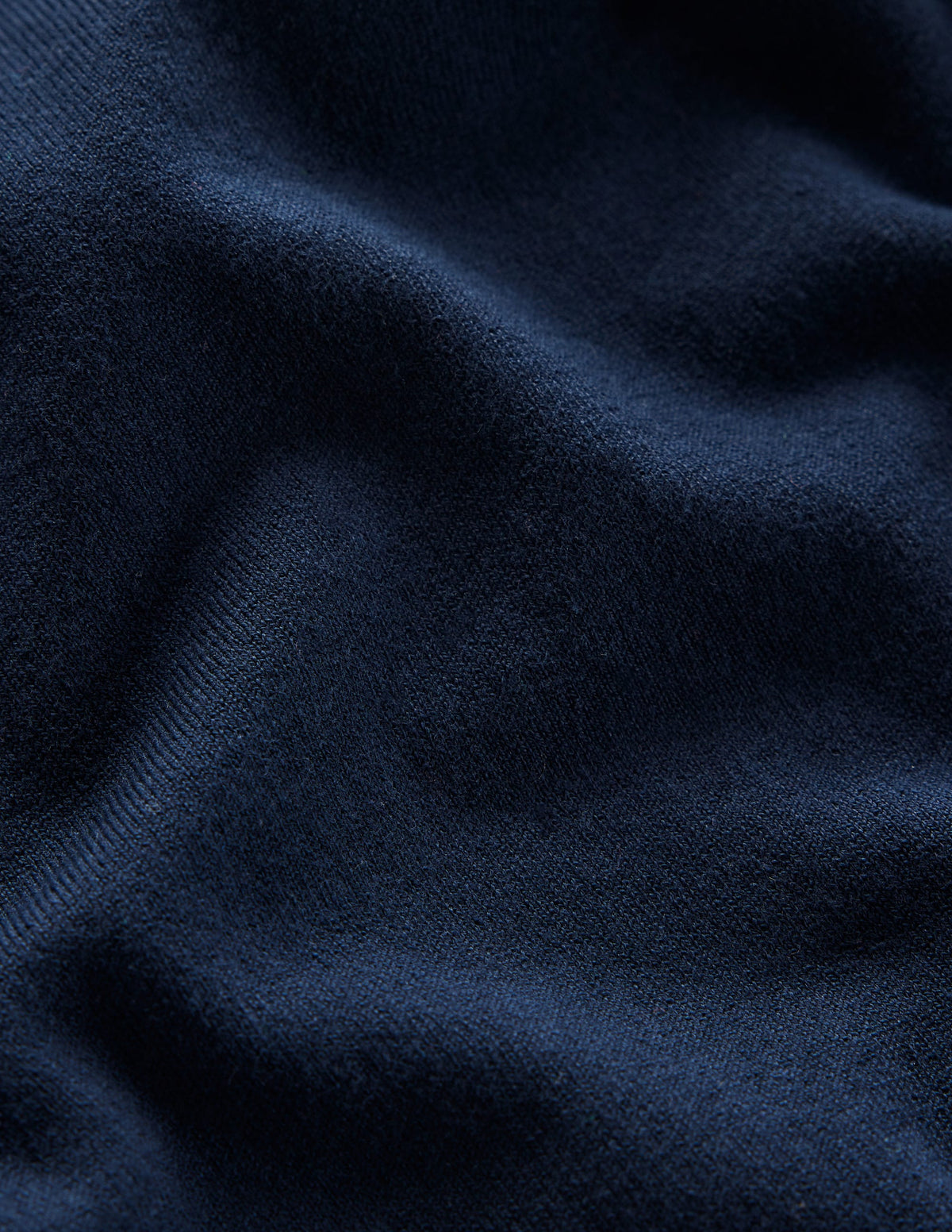 Emilia Cotton Crew Sweater-Navy - Image 8