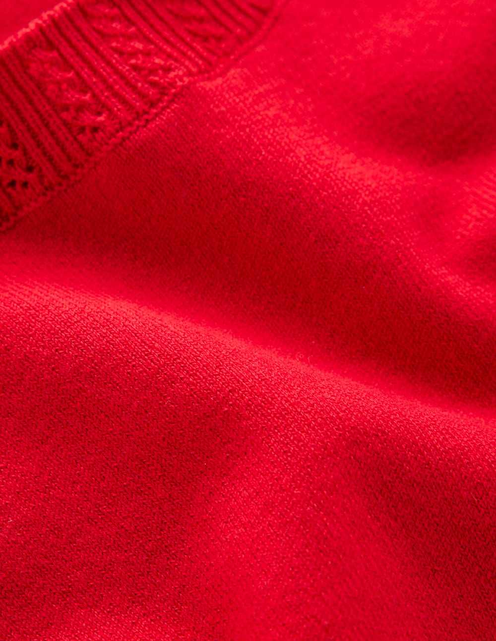 Emilia Cotton Crew Sweater-Merida Red - Image 6