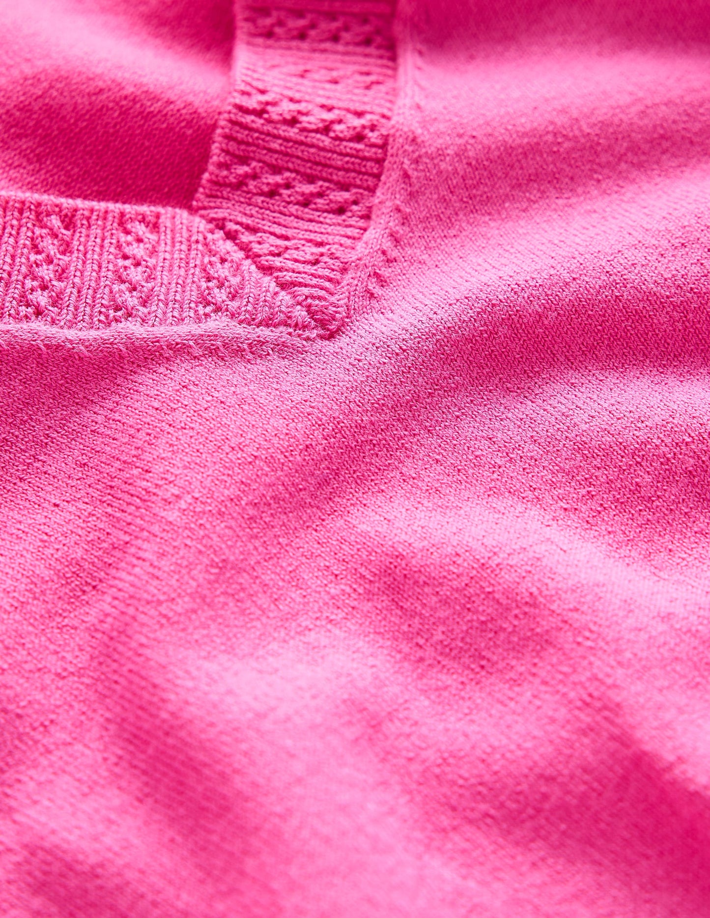 Emilia Cotton V Neck Sweater-Tickled Pink