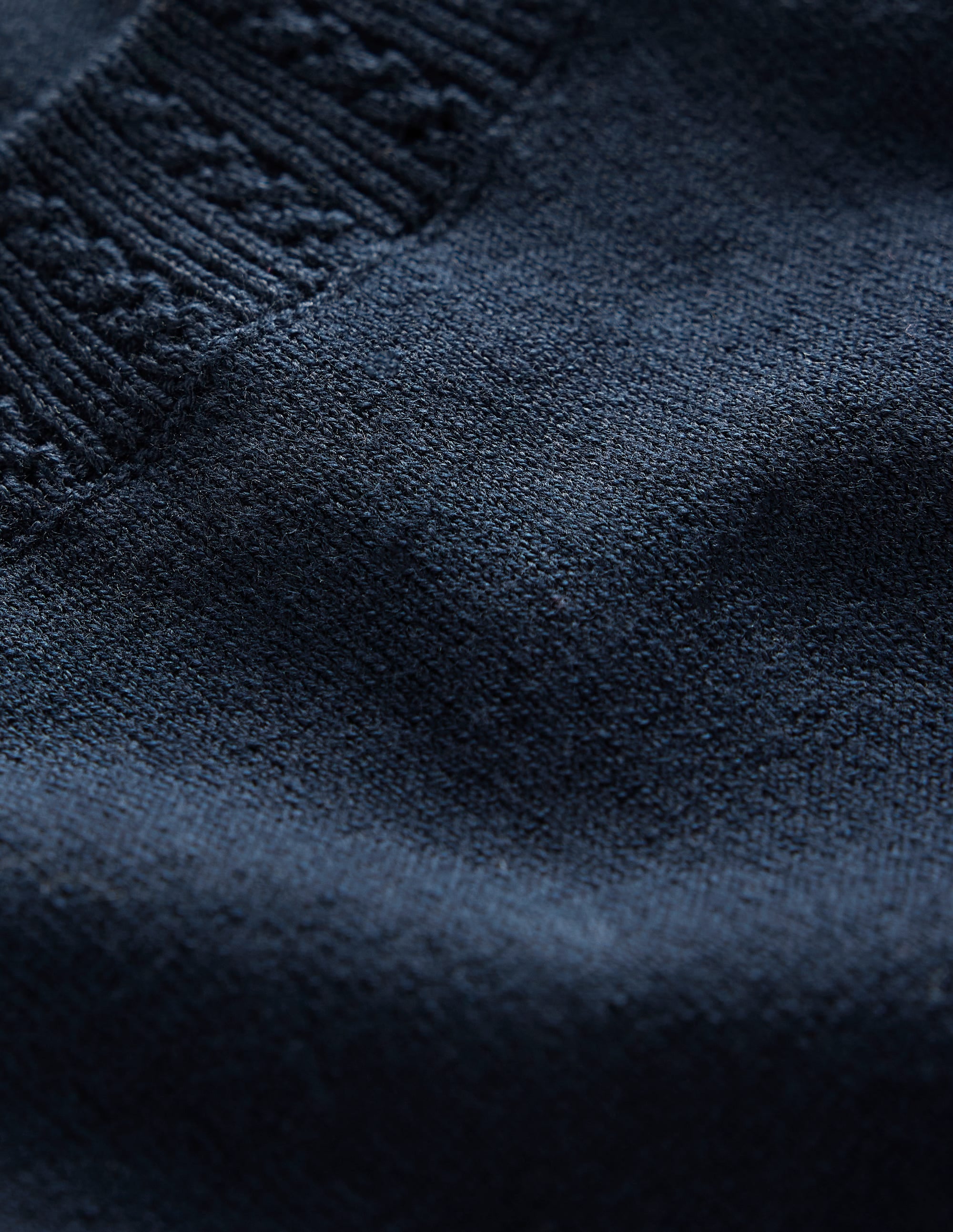 Emilia Cotton Crew Neck Vest-Navy - Image 8