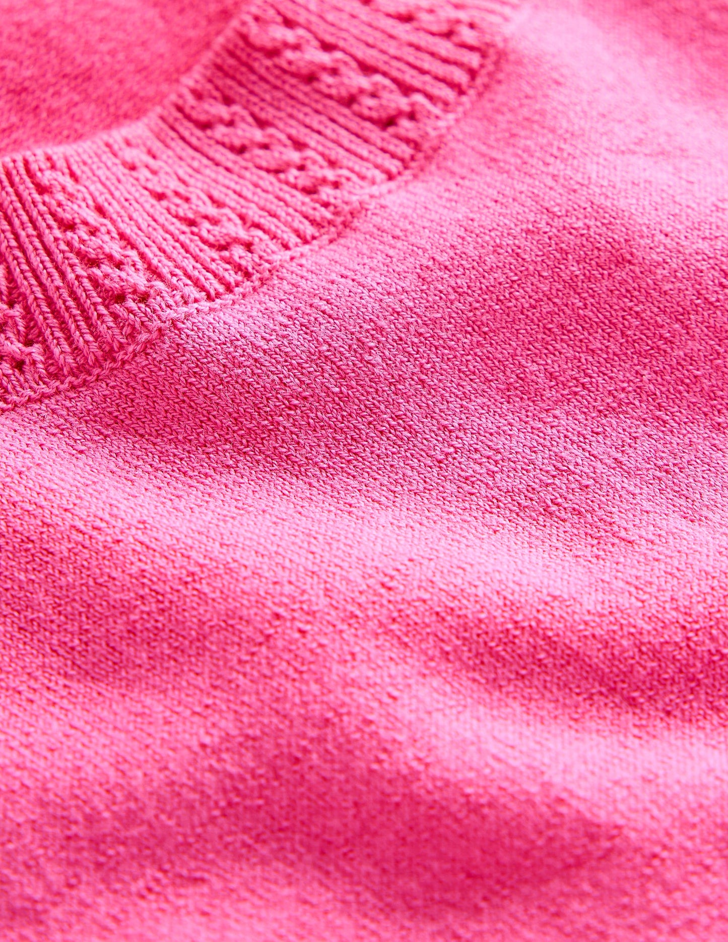 Emilia Cotton Crew Neck Vest-Tickled Pink