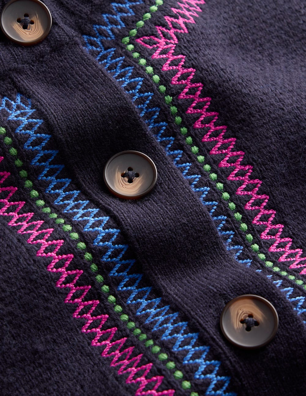 Abi Jacquard Cardigan-Navy, Tiger | Boden USA