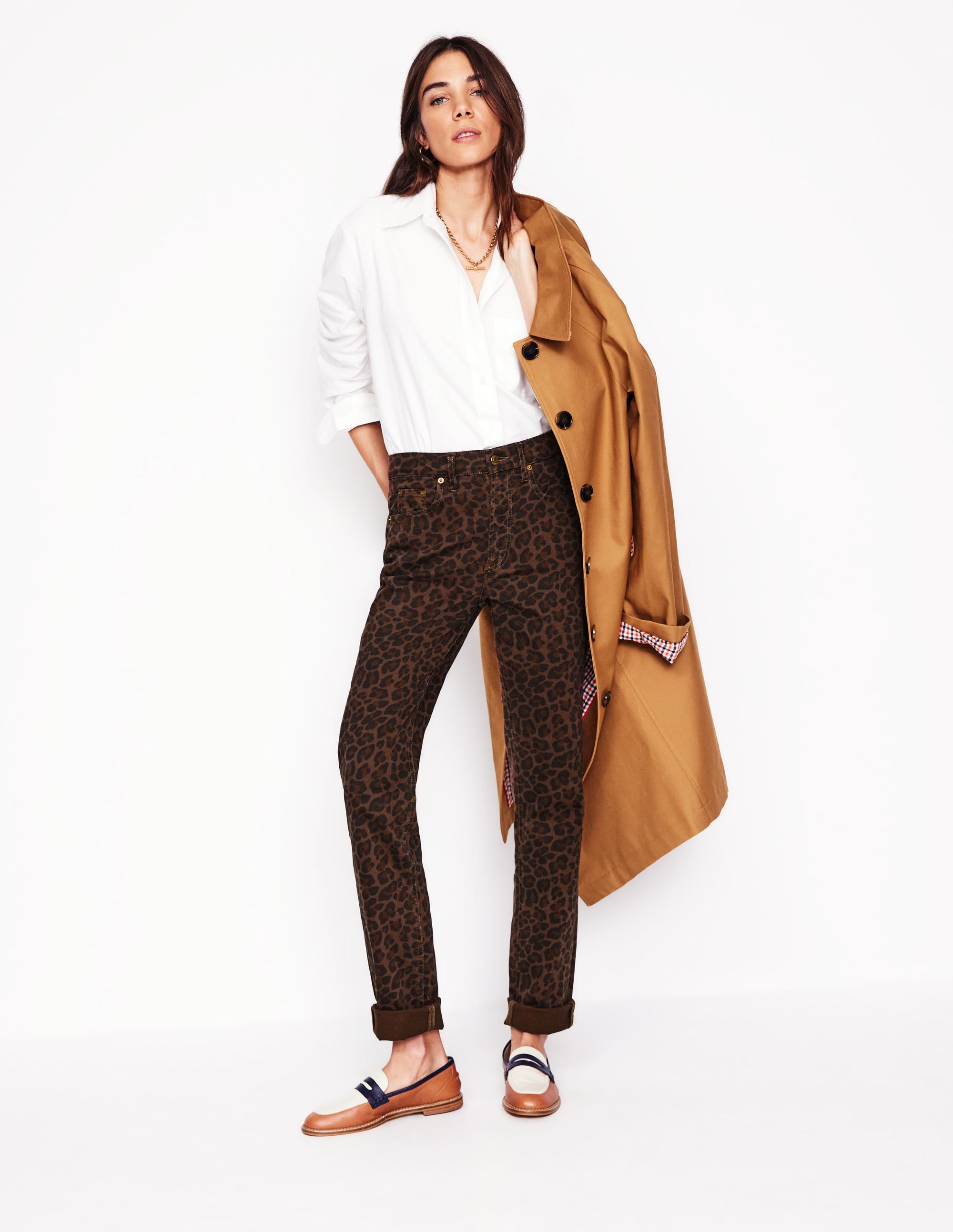 Girlfriend Jeans-Leopard - Image 1