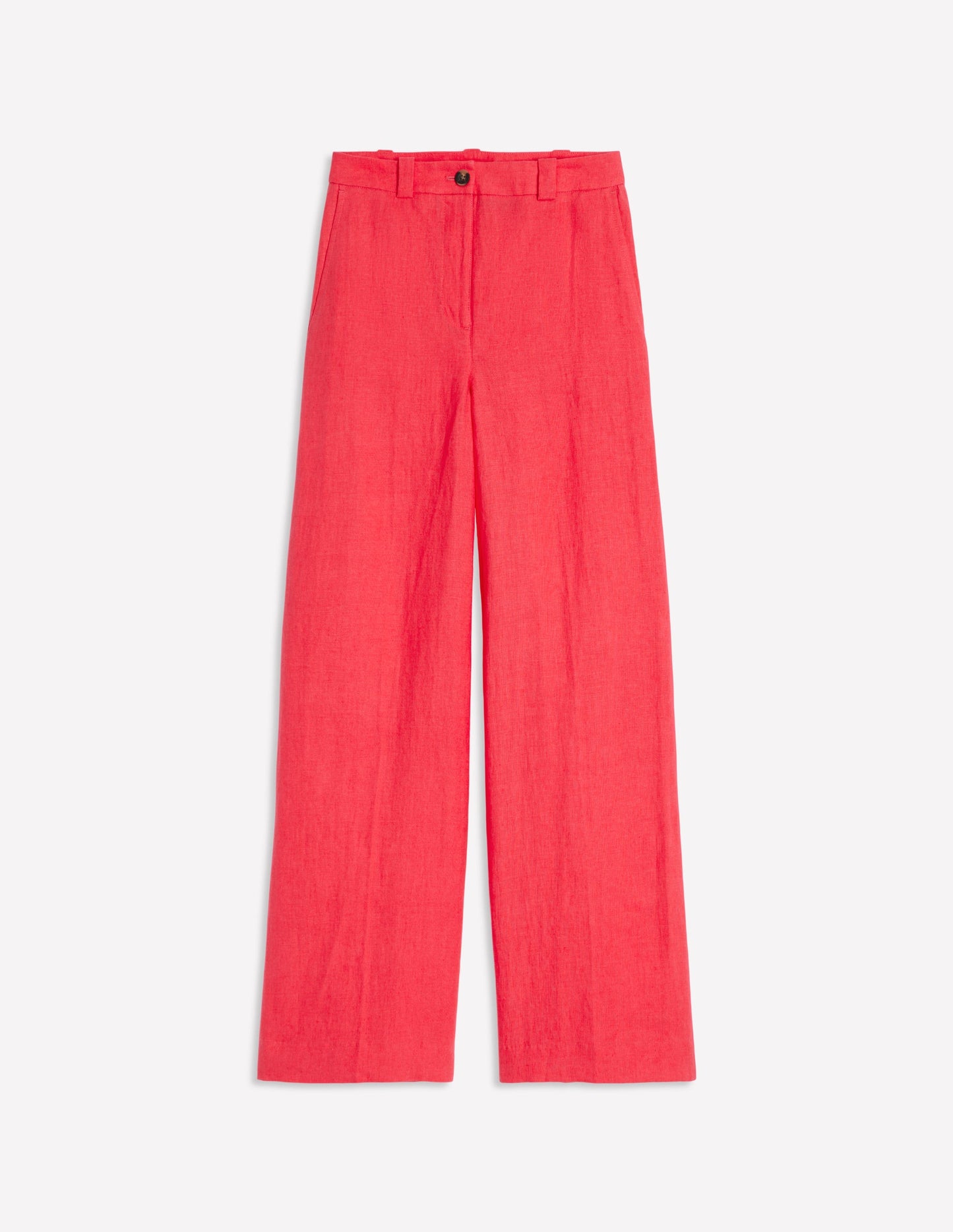 Westbourne Linen Pants-Camelia Pink