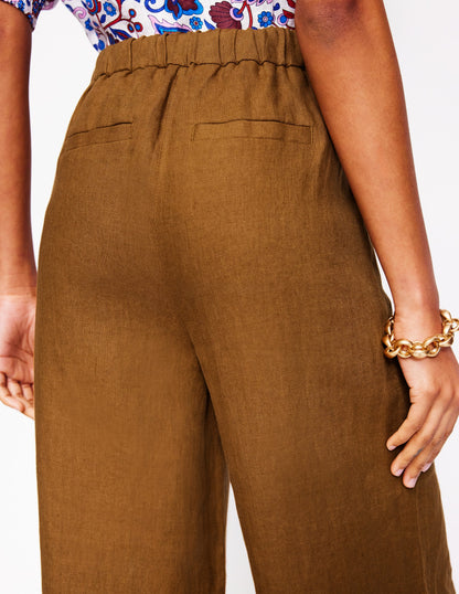 Dulwich Linen Pants-Gingerbread