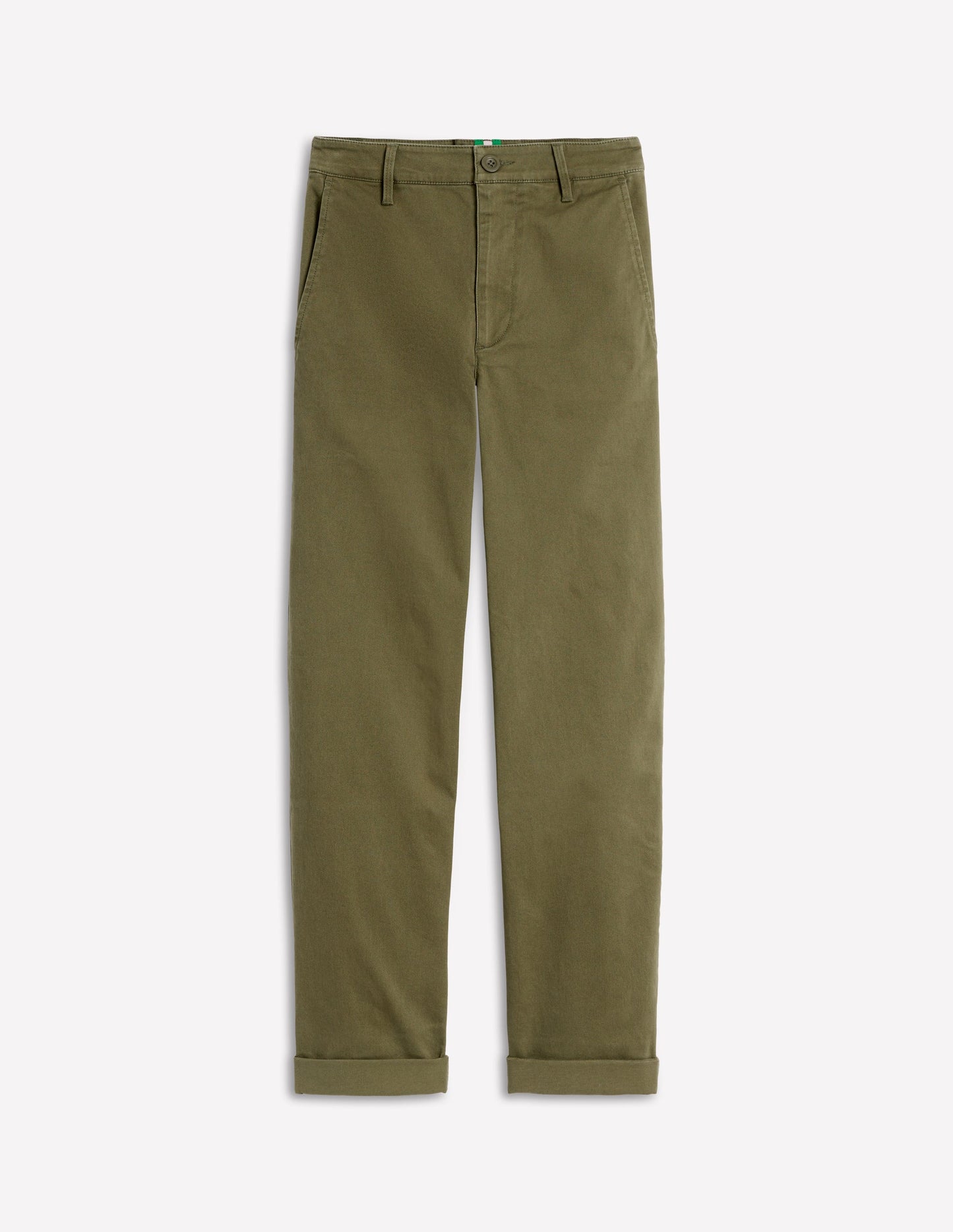 Barnsbury Chino Pants-Woodland Green