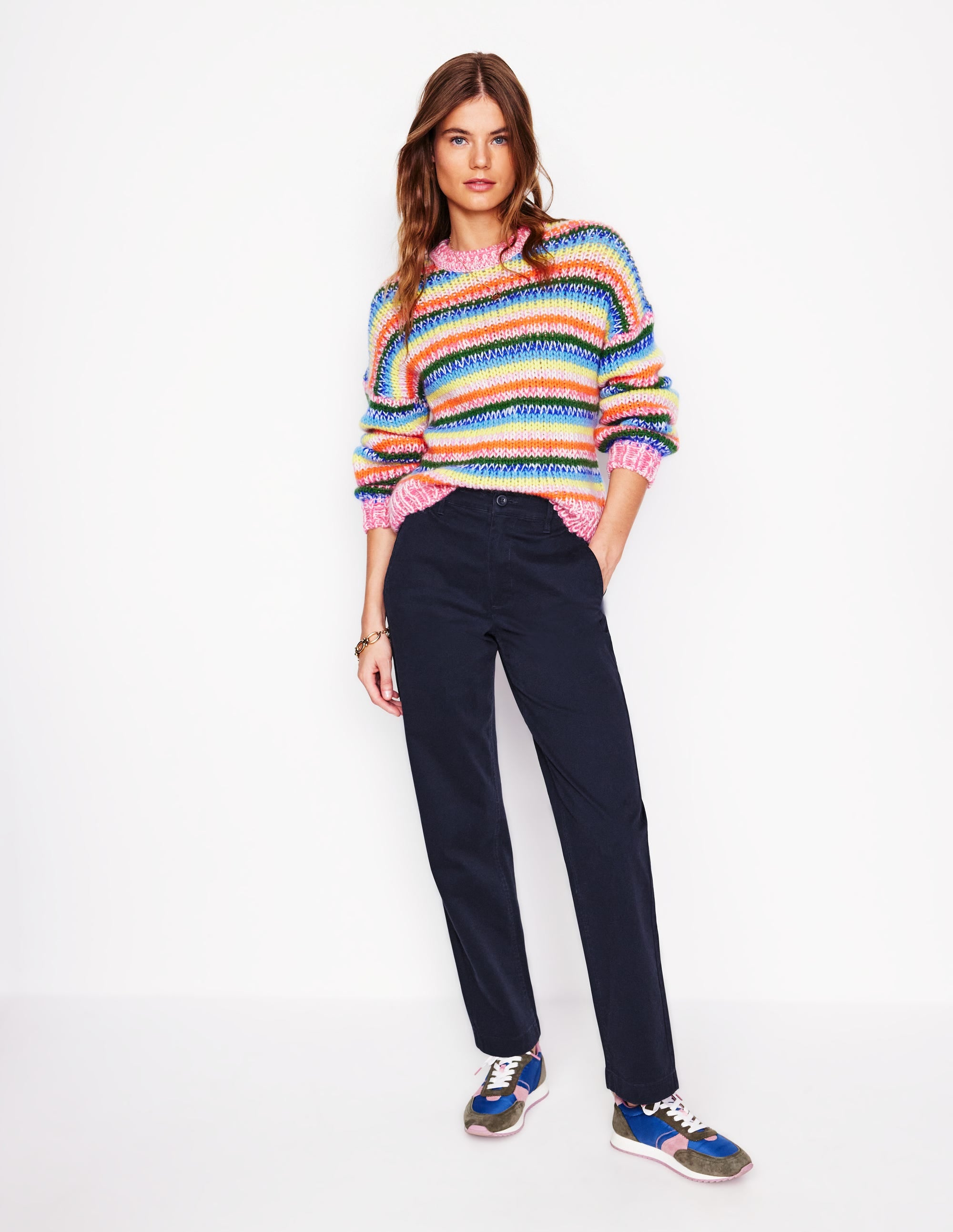 Barnsbury Chino Pants-Navy - Image 1