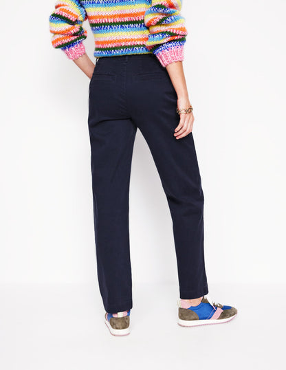 Barnsbury Chino Pants-Navy