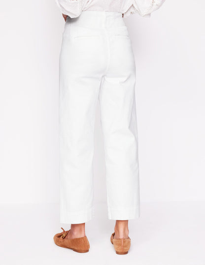 Primrose Patch Pocket Pants-White-2