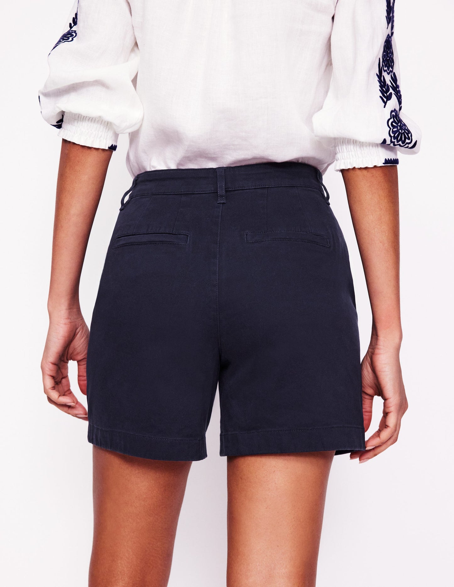 Barnsbury Chino Shorts-Navy