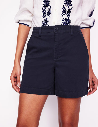 Barnsbury Chino Shorts-Navy