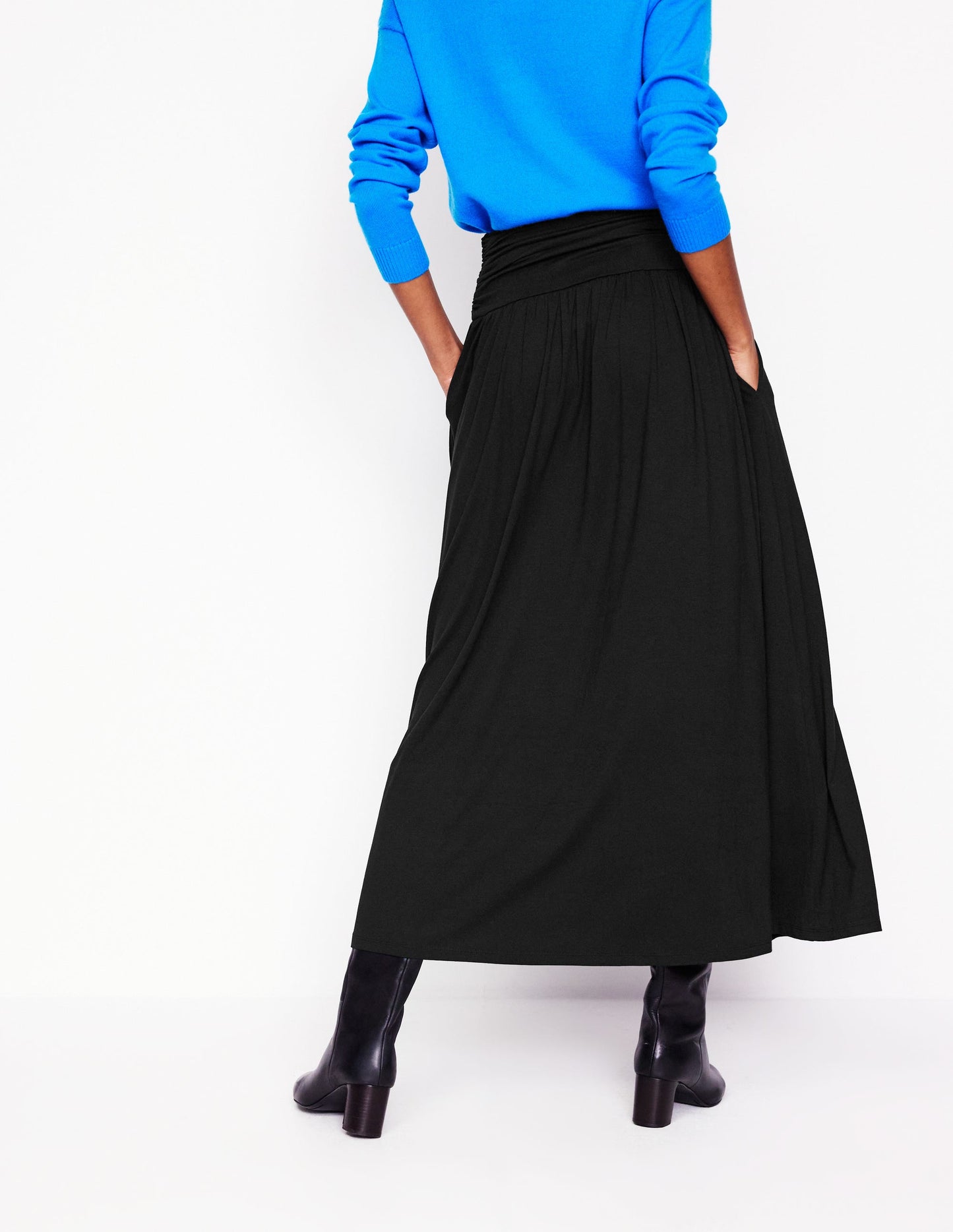 Rosaline Jersey Skirt-Black