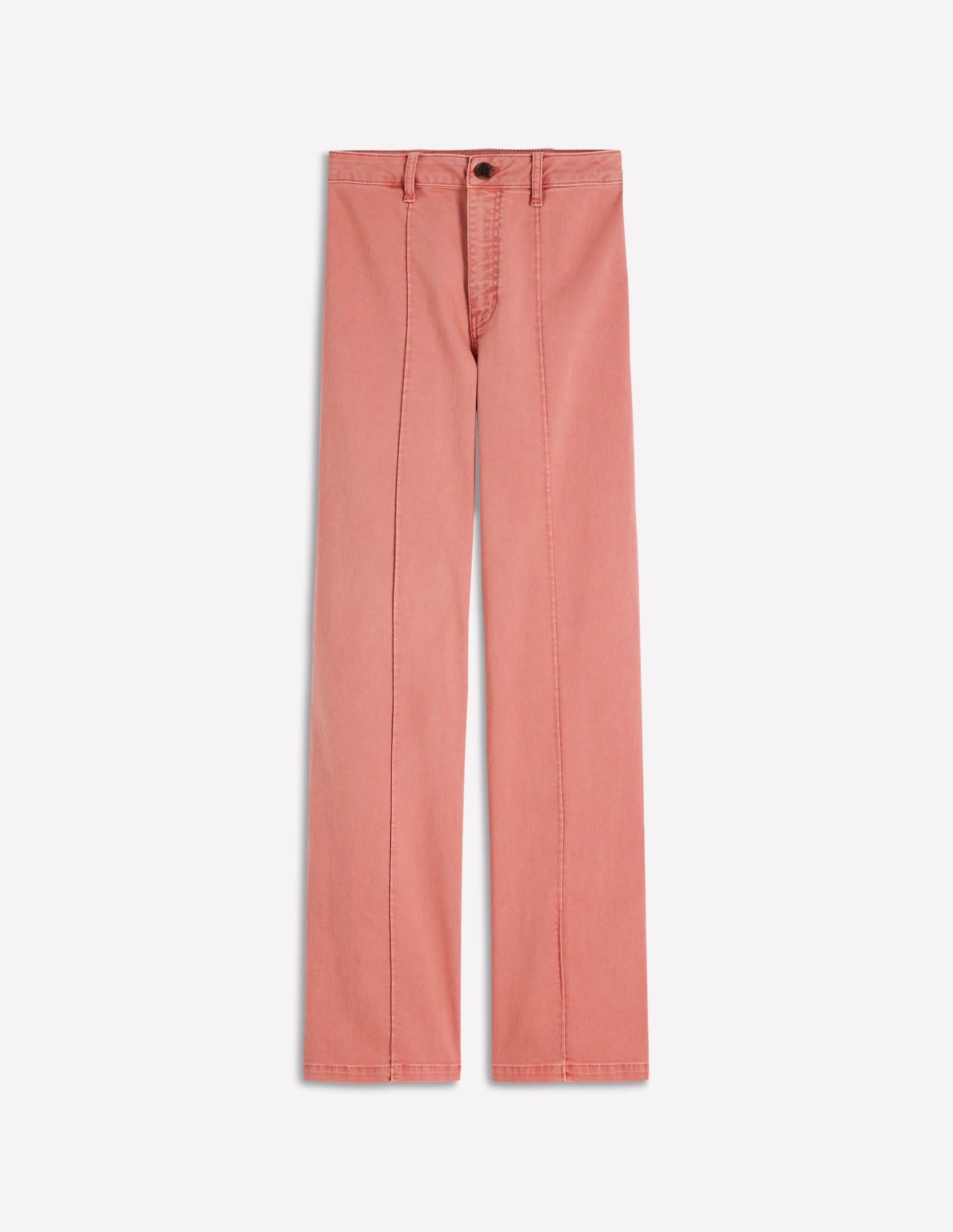 Pintuck Column Leg Jeans-Almond Pink | Boden USA