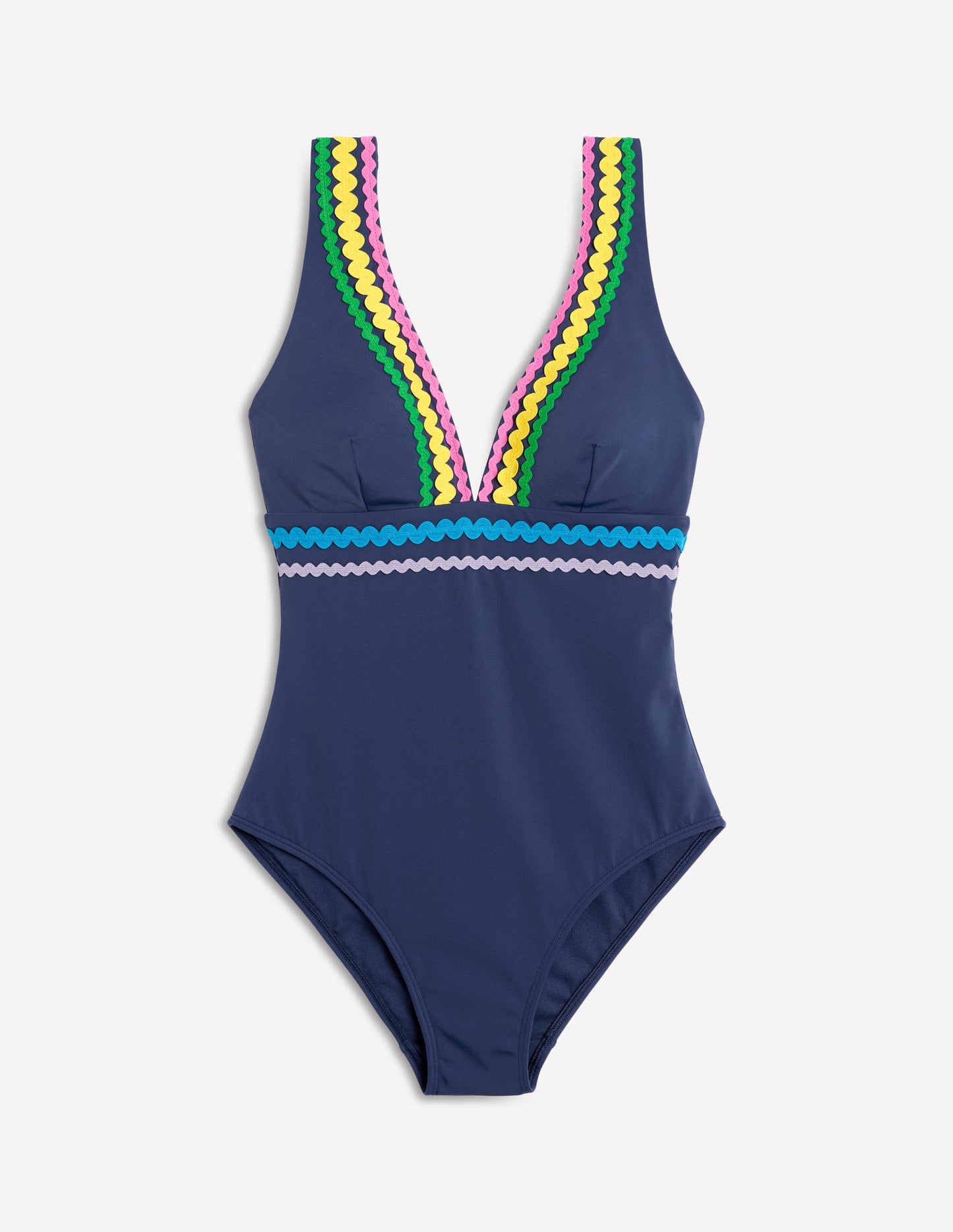 Porto V-Neck Swimsuit-Navy Rik Rak