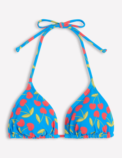 Symi String Bikini Top-Gallery Blue, Cherry Scatter