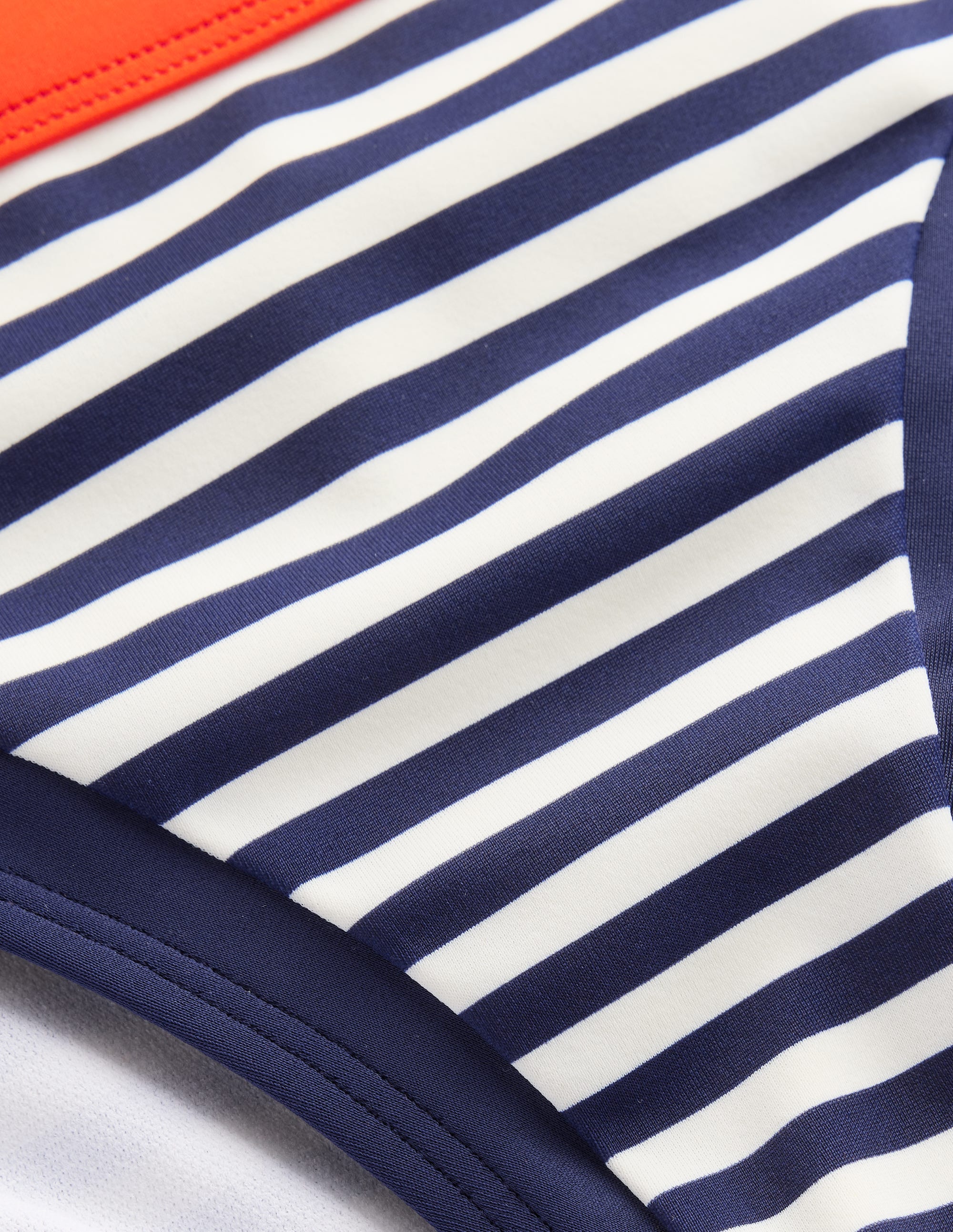 Santorini Bikini Bottoms-Red, Navy Stripe - Image 6