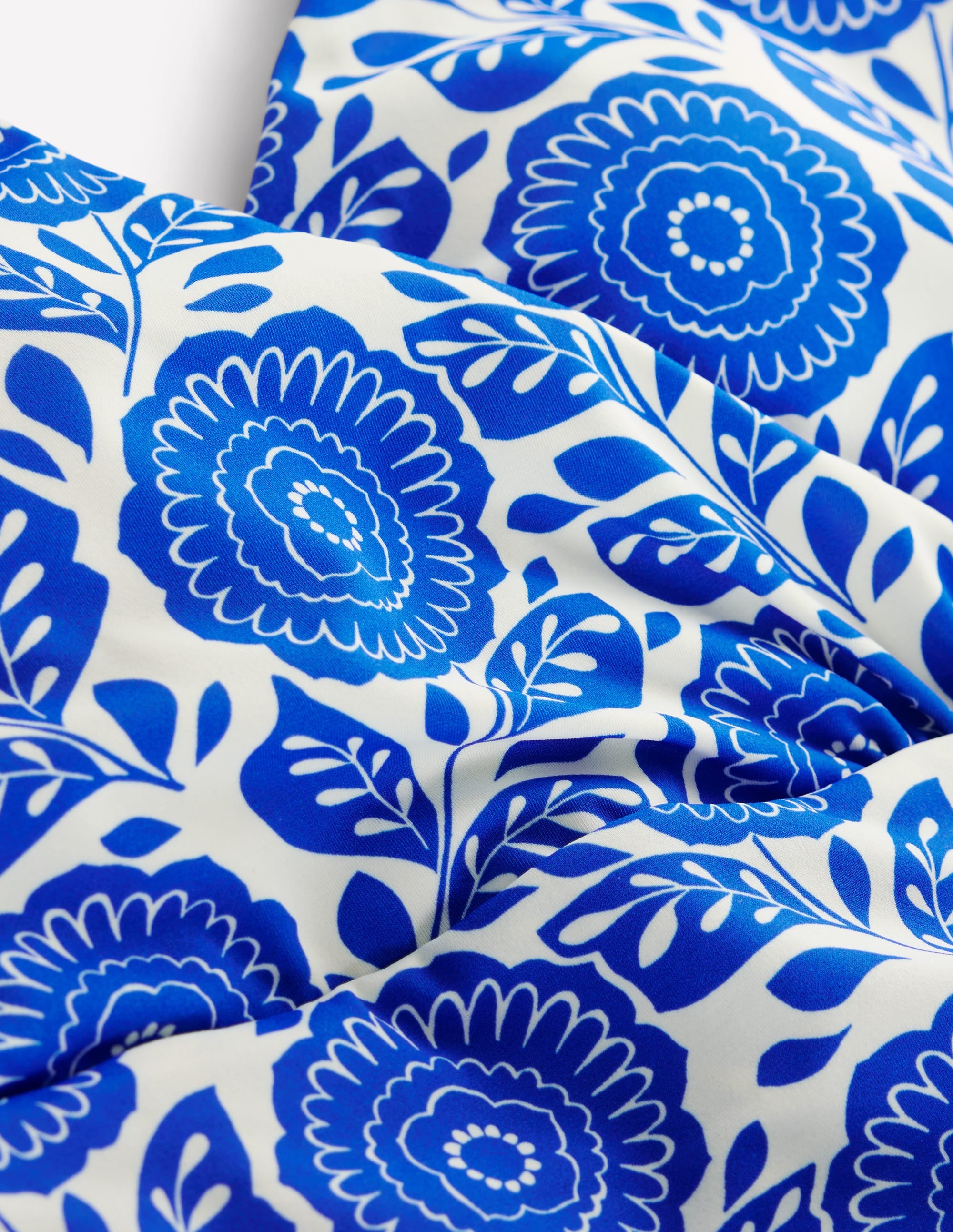 Levanzo Halter Swimsuit-Blue Dahlia Stamp - Image 6