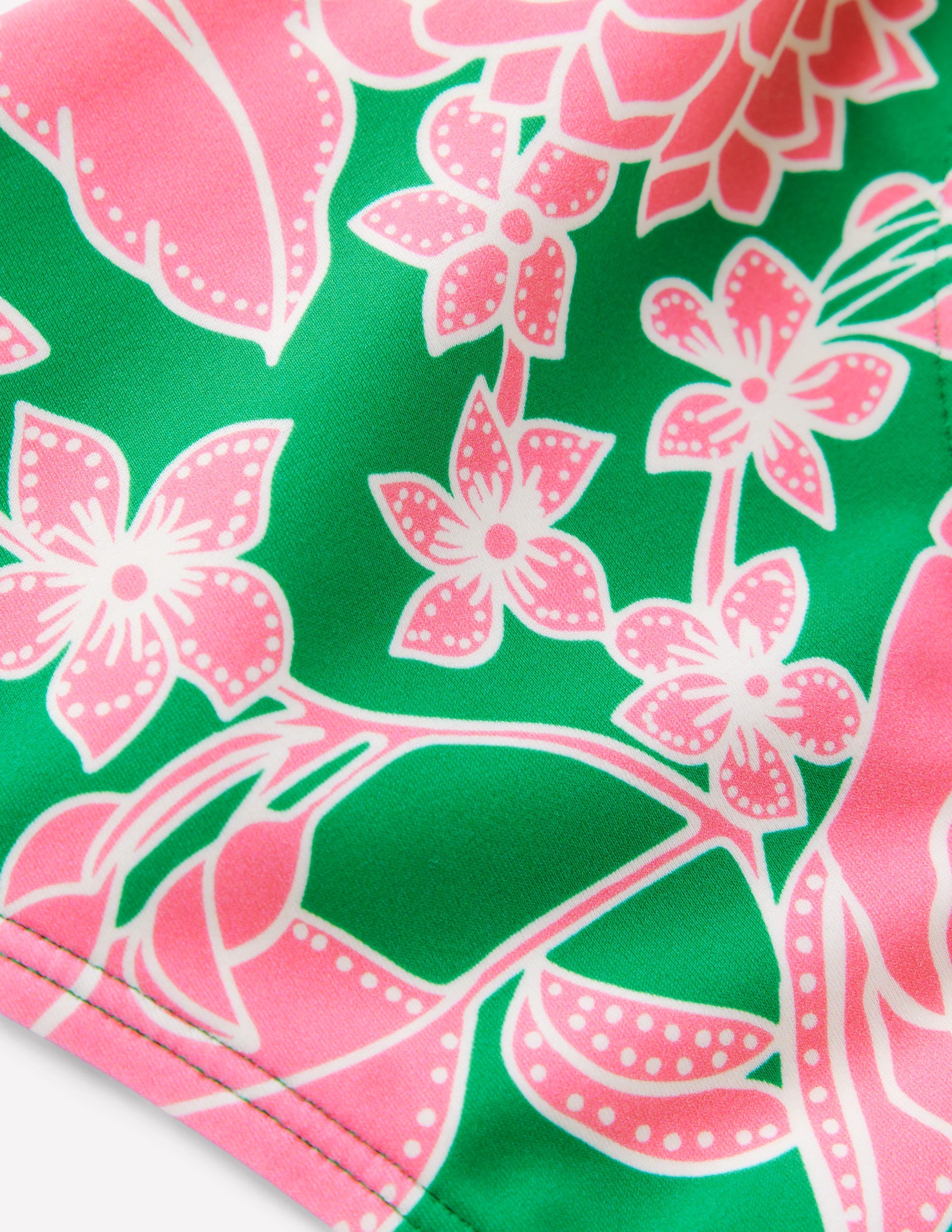 Classic Bikini Bottoms-Emerald, Blossom Cascade - Image 6