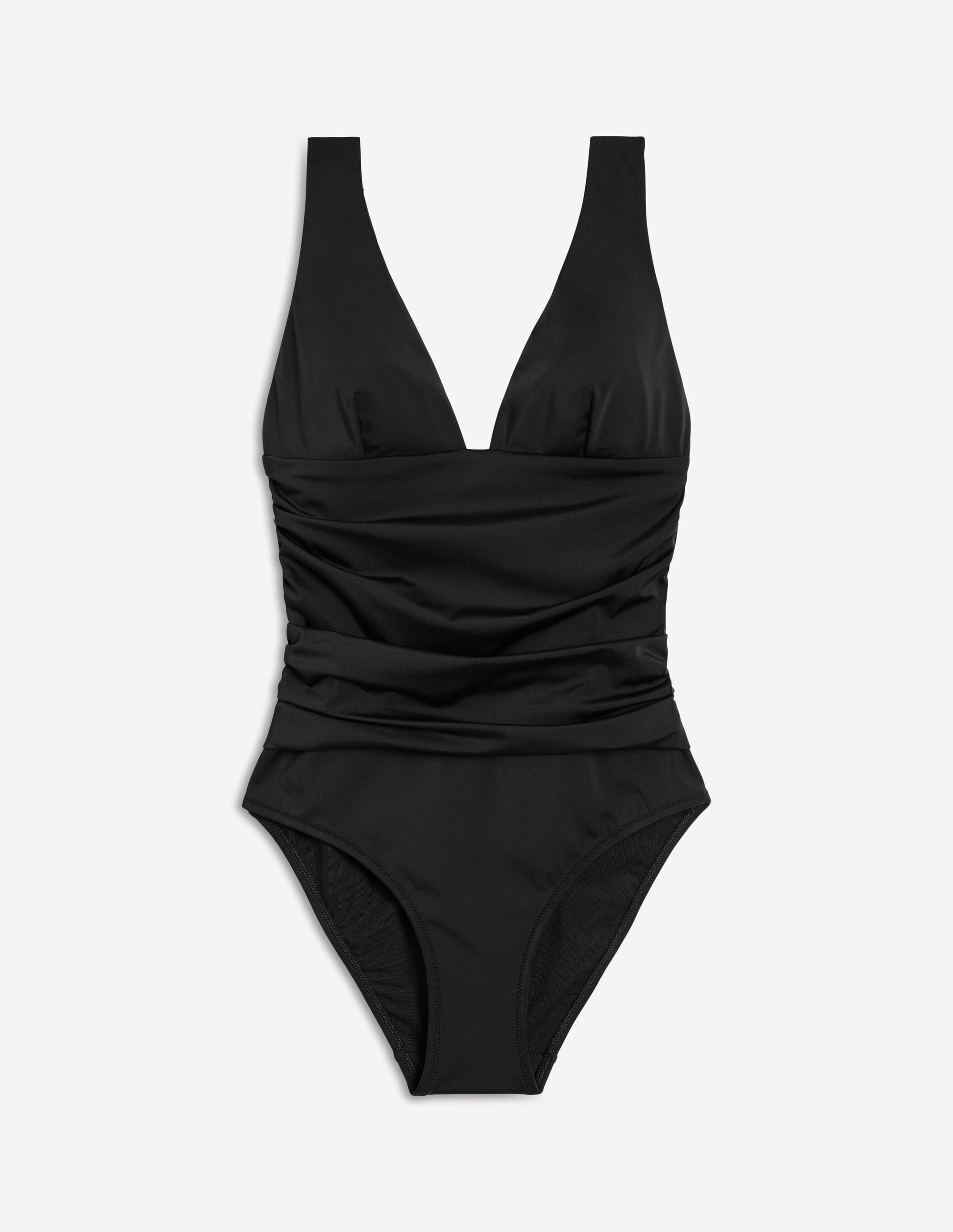 Mykonos Deep V Swimsuit-Black - Image 5