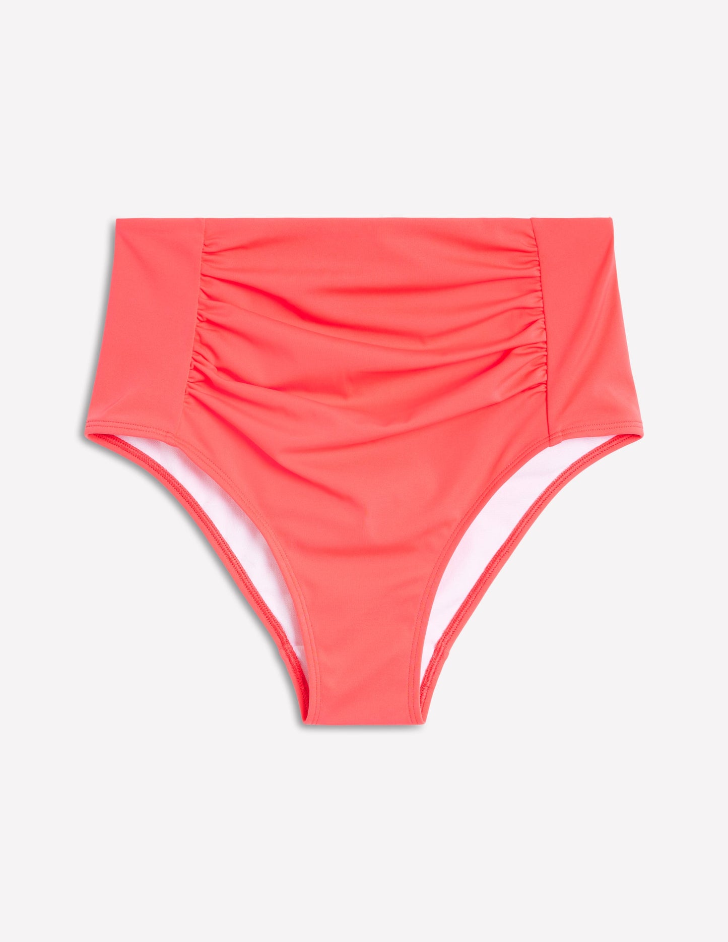 Kythira Ruched Bikini Bottoms-Red